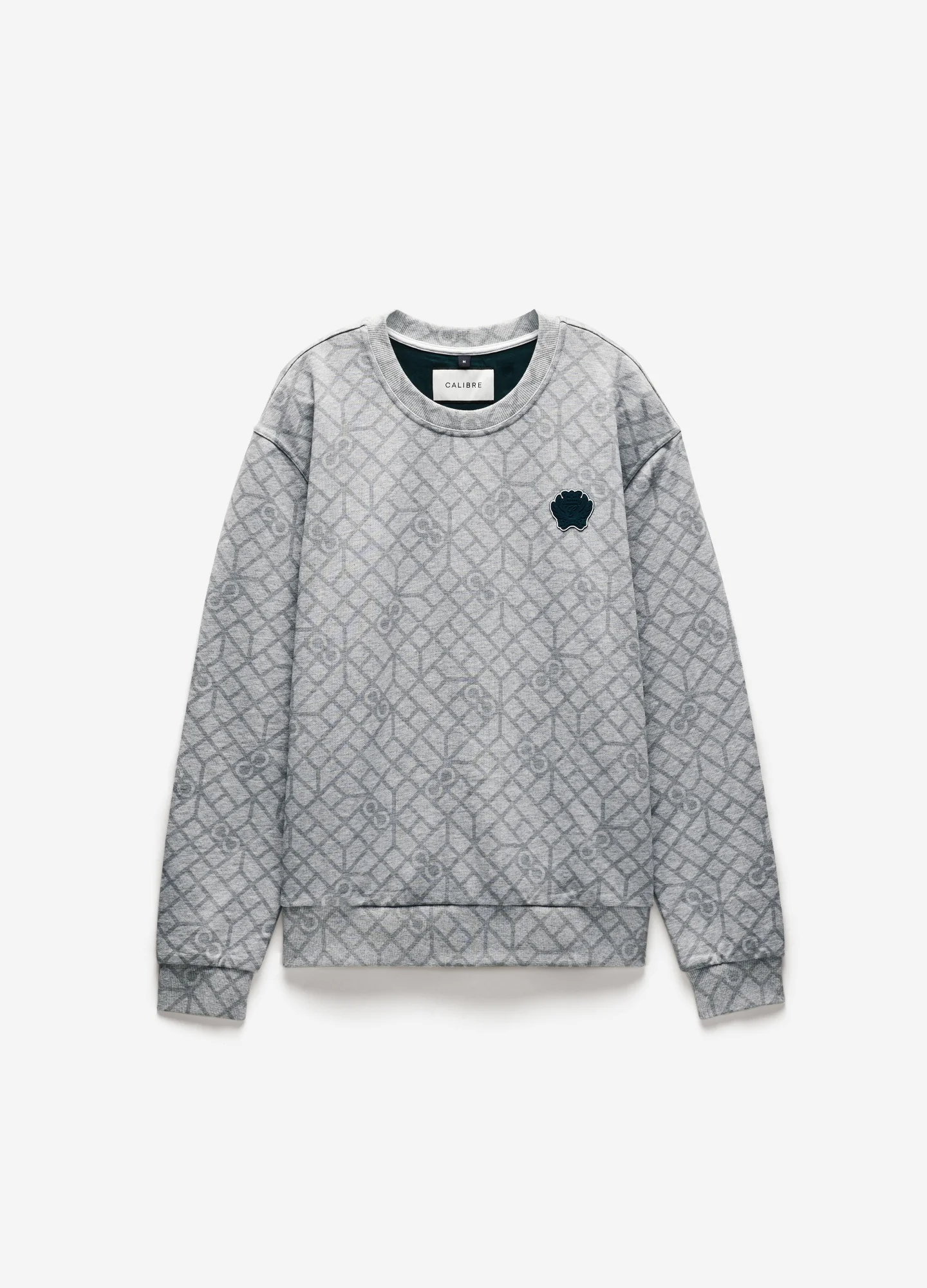 All Over Monogram Sweat Grey Marle