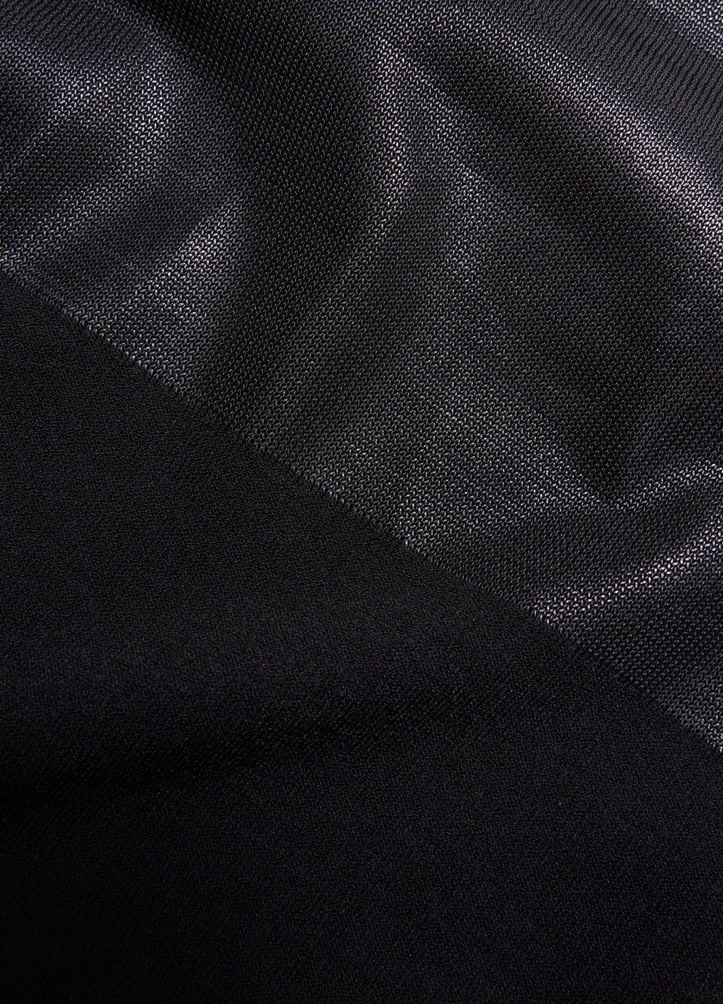 Bonded Stripe Sweater Black - Image 6
