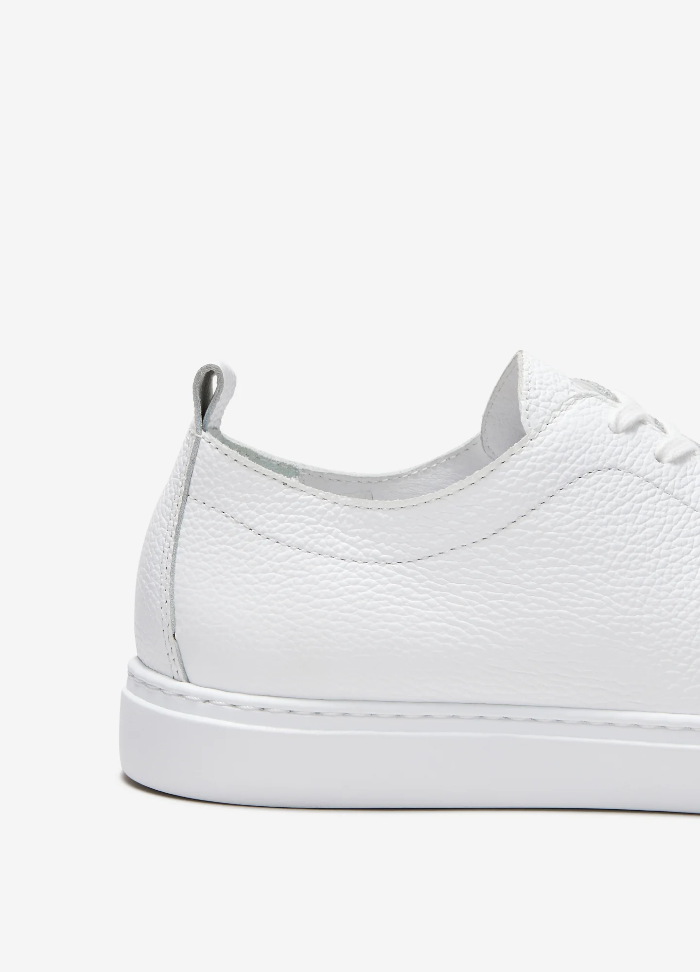 Clean Textured Sneaker White - Image 3