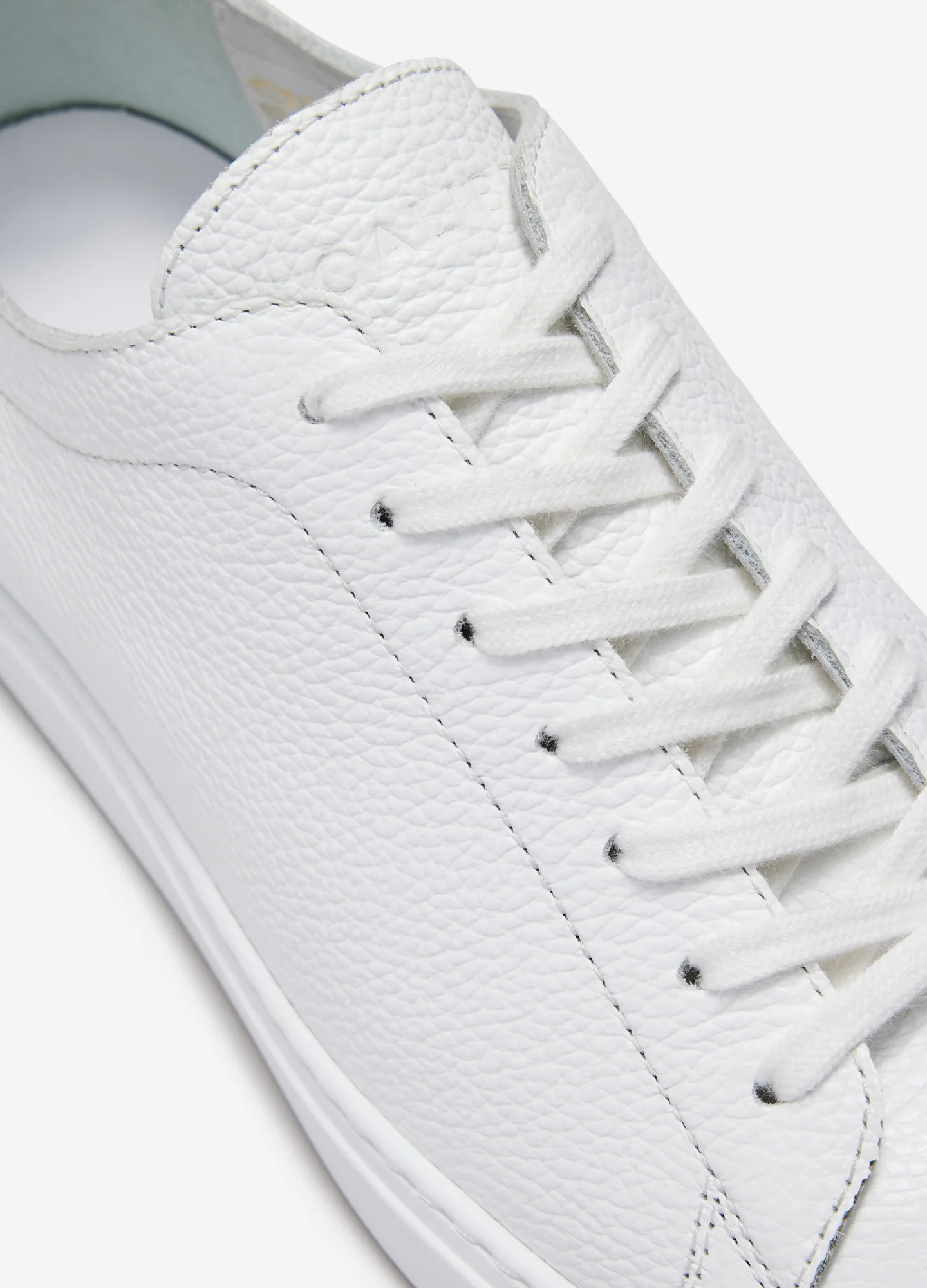 Clean Textured Sneaker White - Image 4