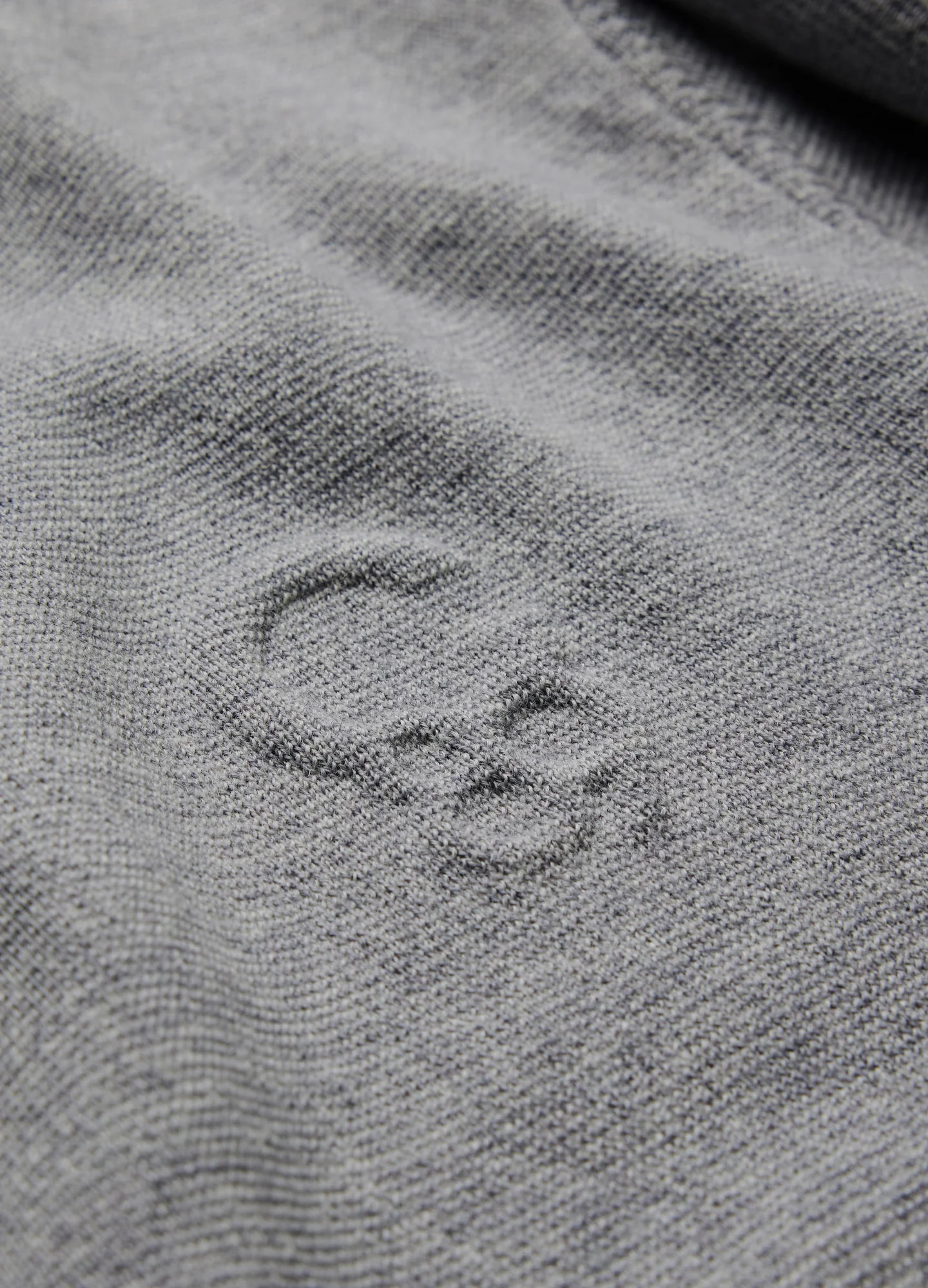Contrast Stripe Crew Sweater Silver - Image 6