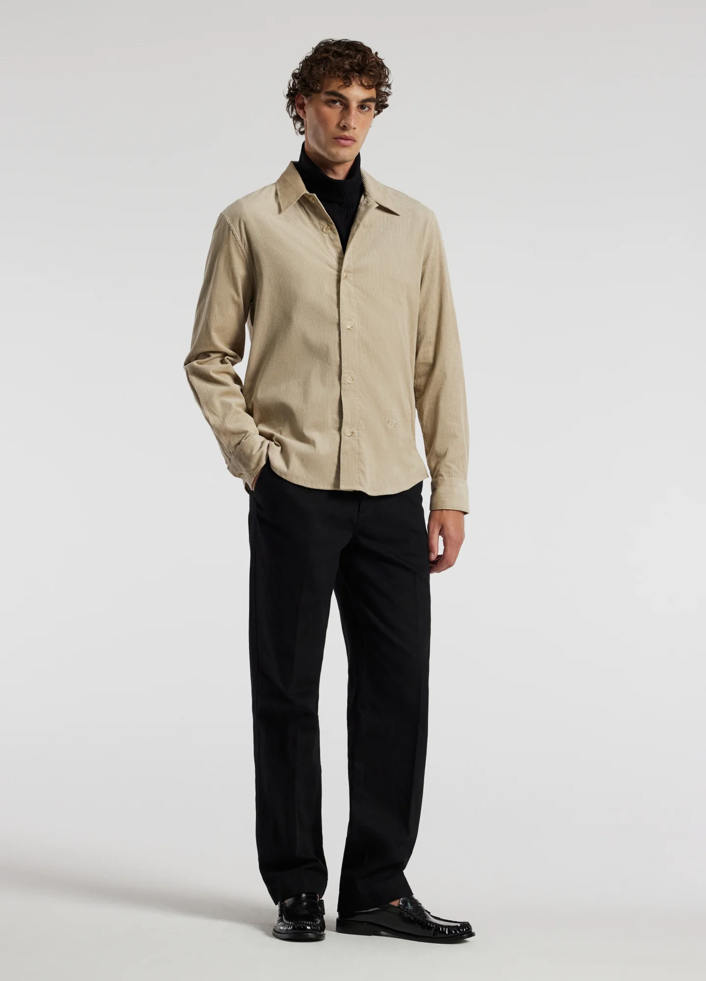 Cord Shirt Bone - Image 2