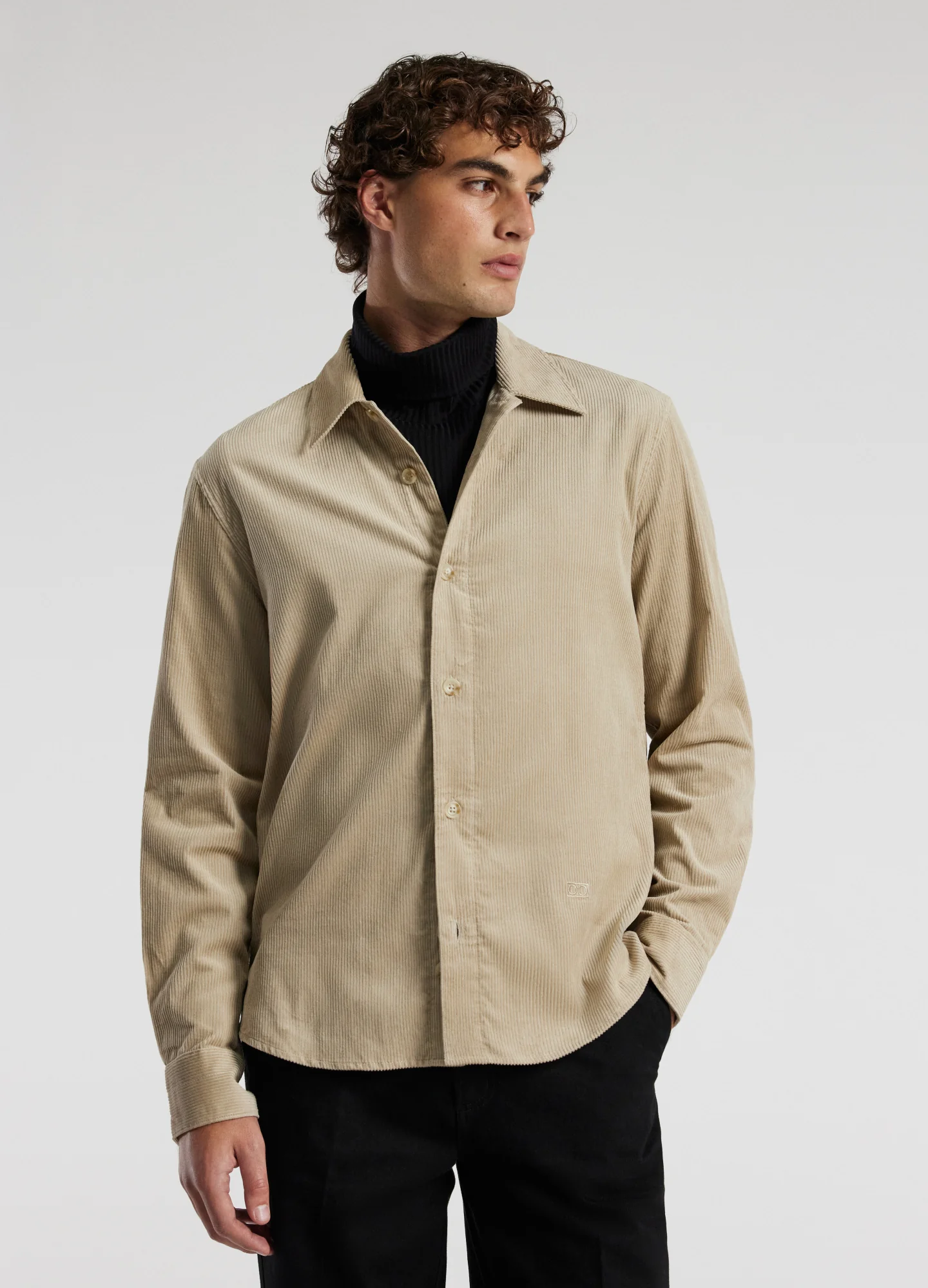 Cord Shirt Bone - Image 3