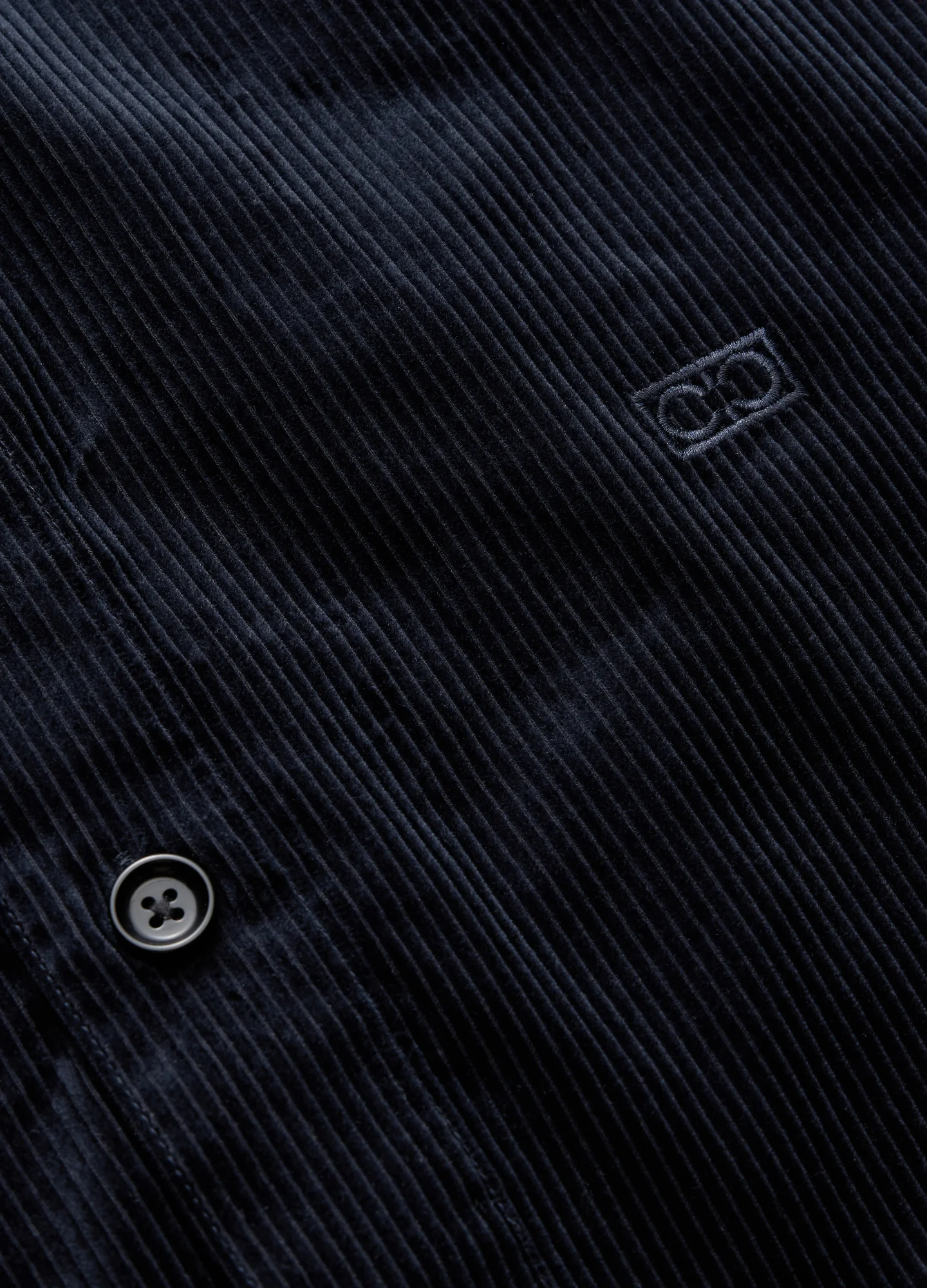 Cord Shirt Navy - Image 6