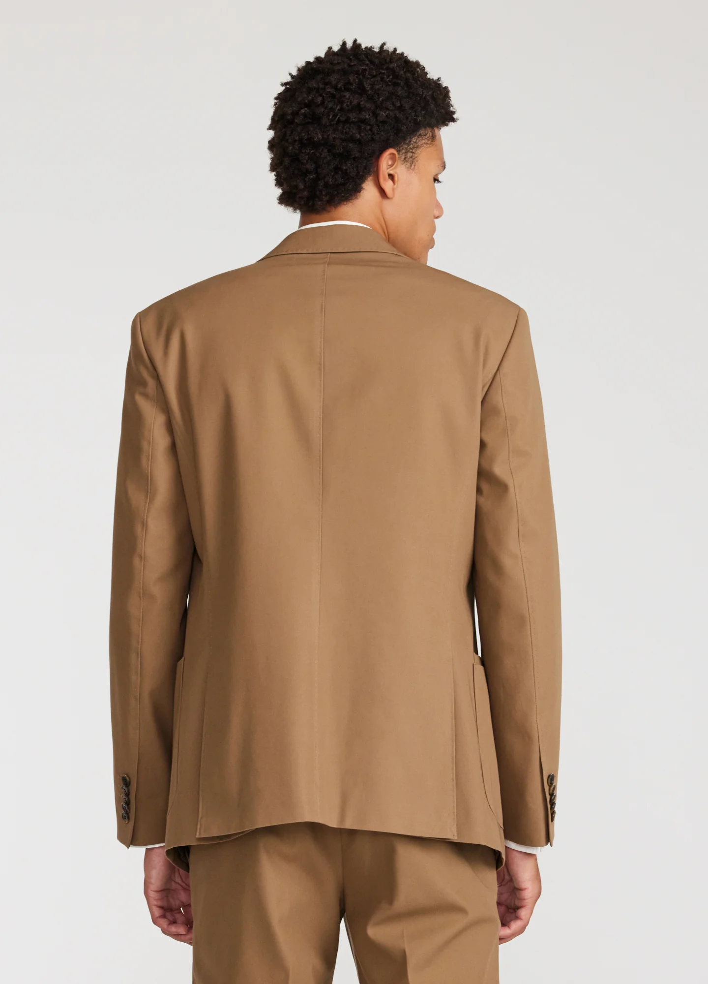 Cotton Twill Blazer Oak - Image 5