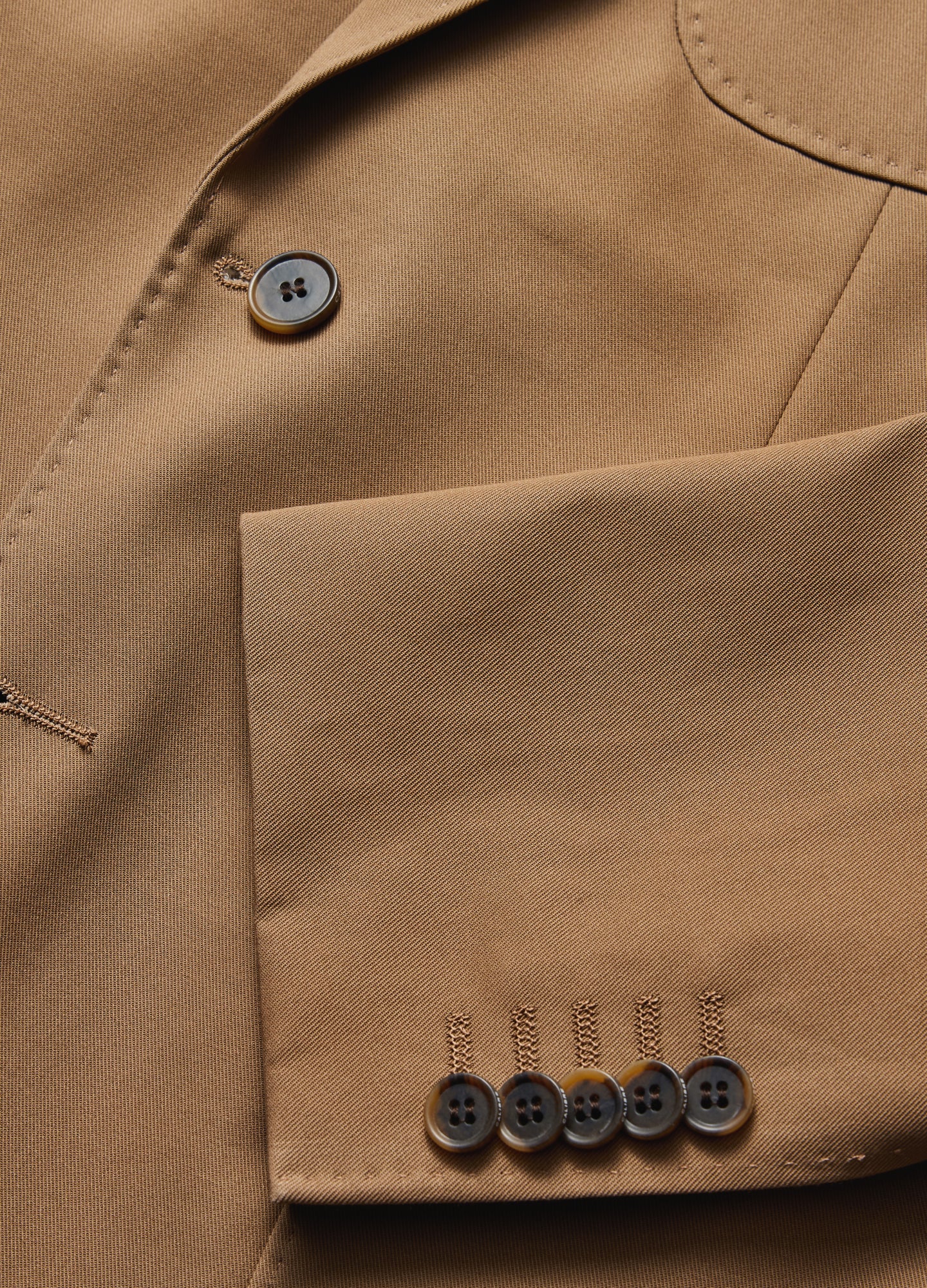 Cotton Twill Blazer Oak - Image 7