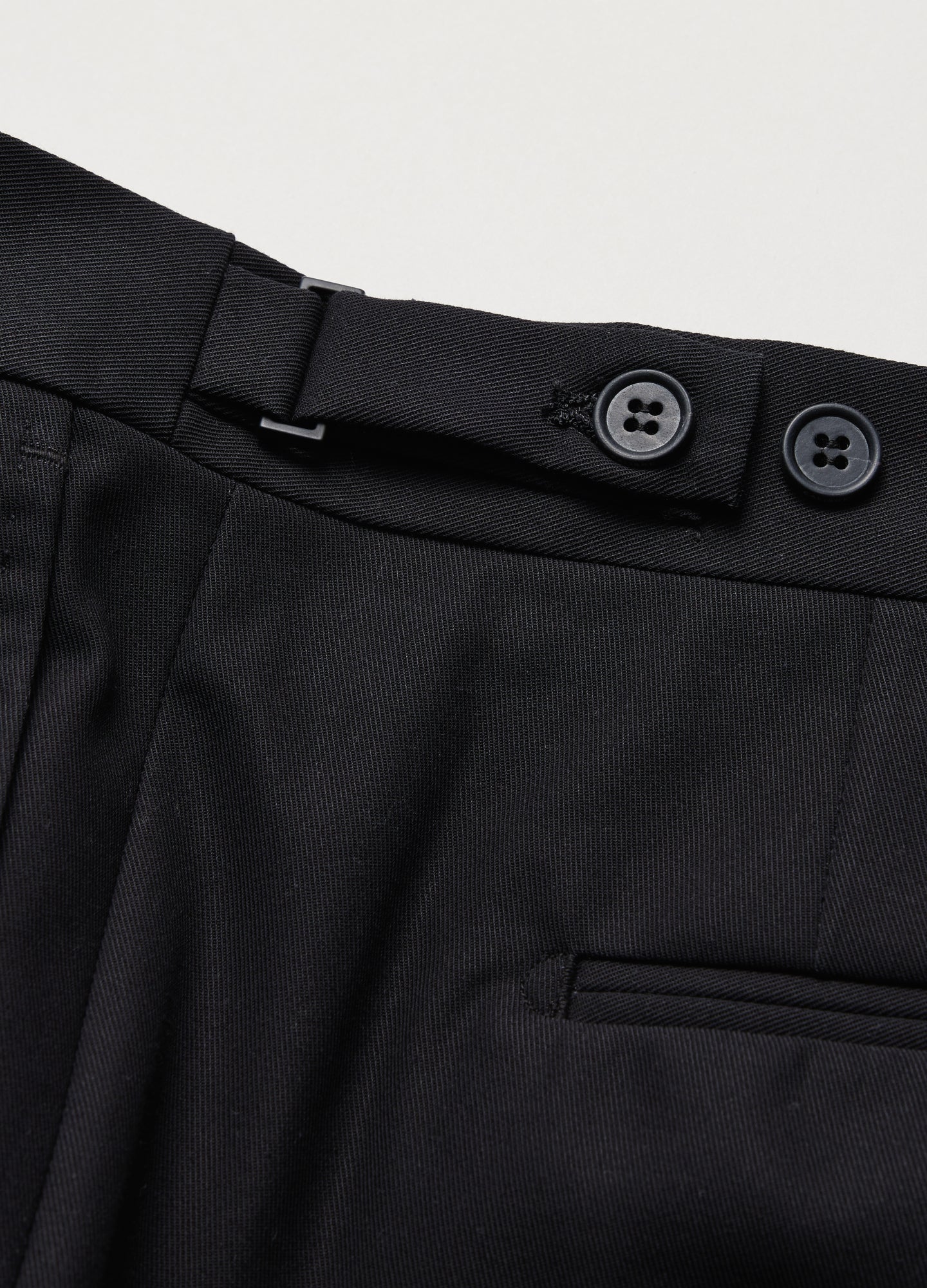 Cotton Twill Pants Black - Image 5