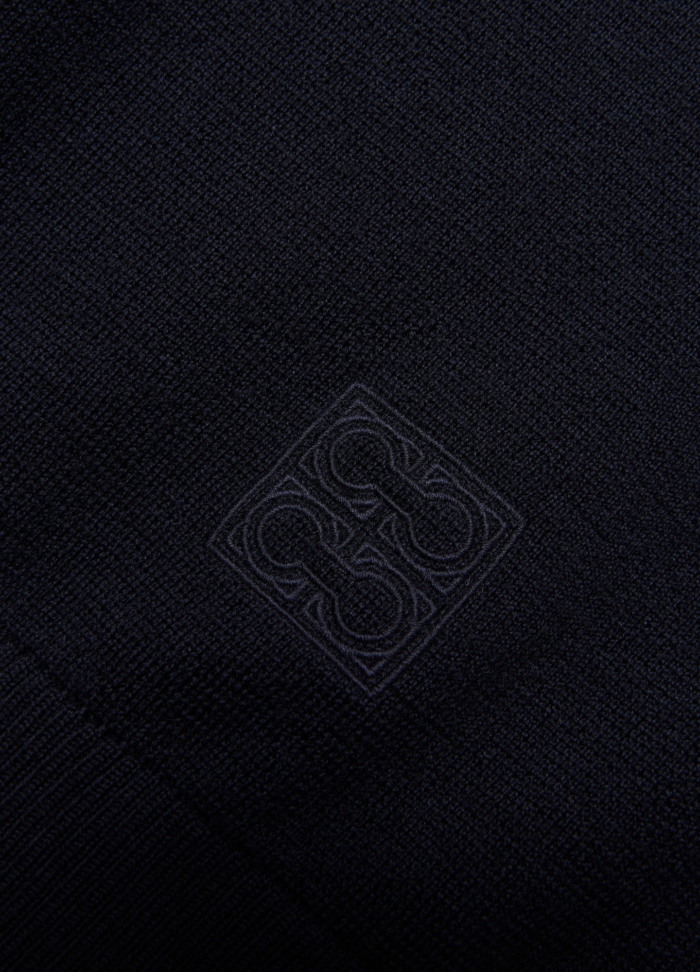 Crew Neck Merino Sweater Navy - Image 6