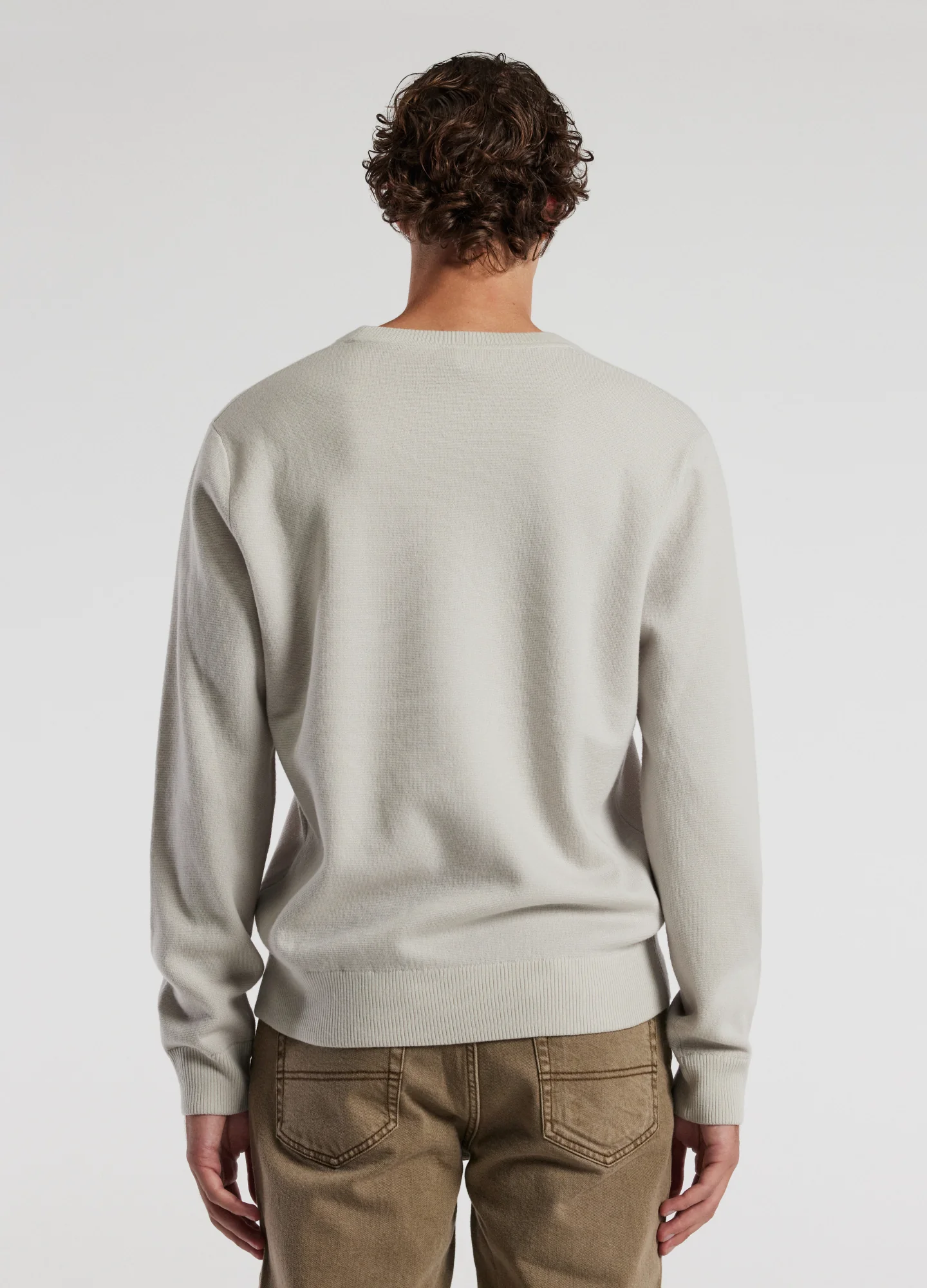 Crew Neck Merino Sweater Salt - Image 5