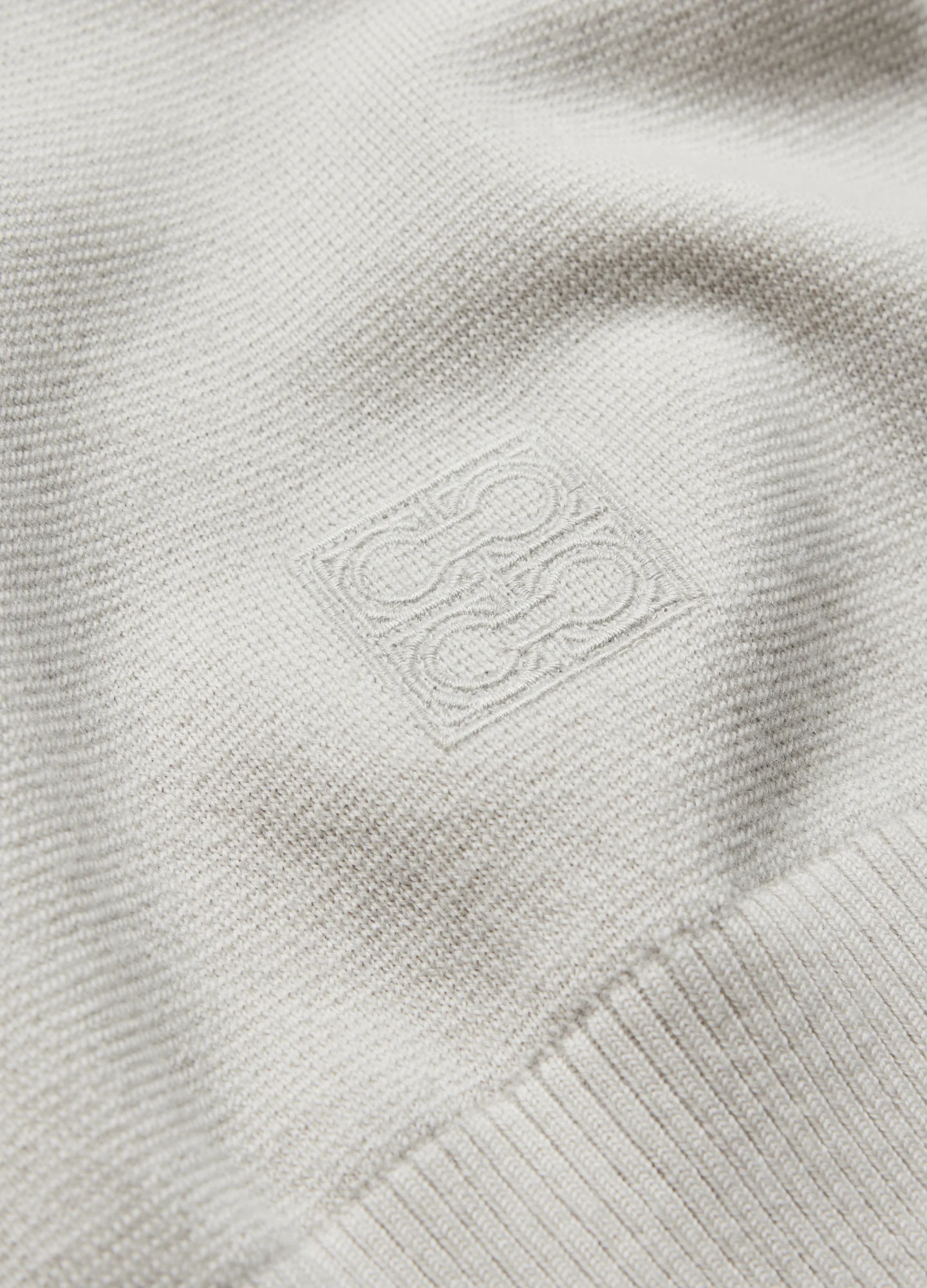 Crew Neck Merino Sweater Salt - Image 6