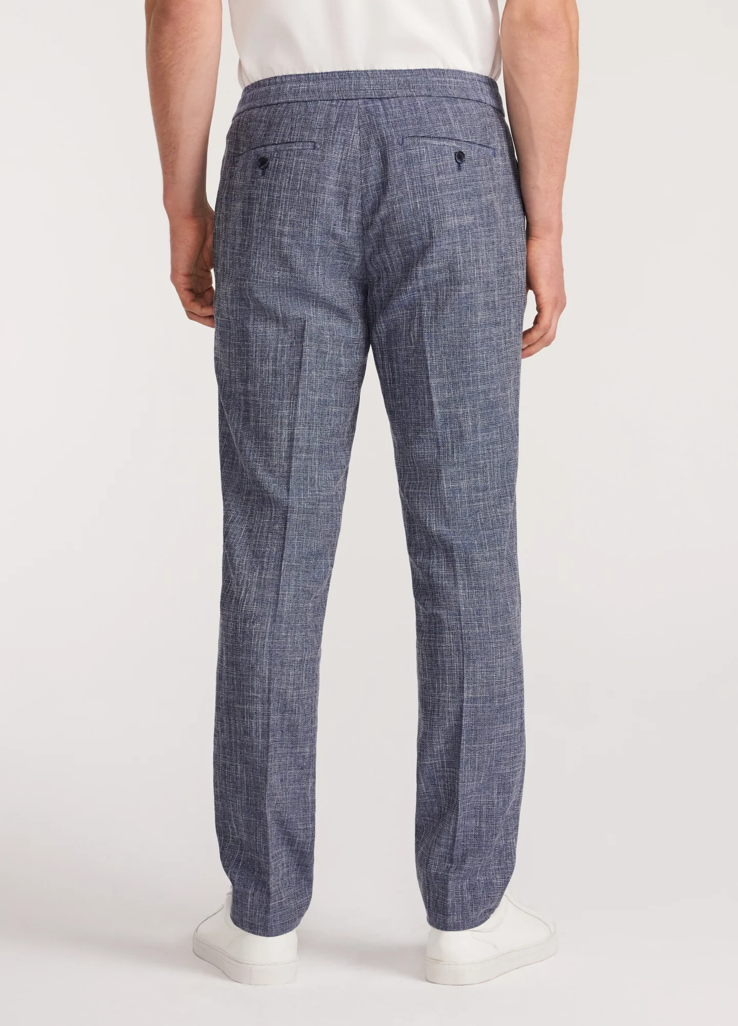 Crossweave Suit Pants Blue - Image 5