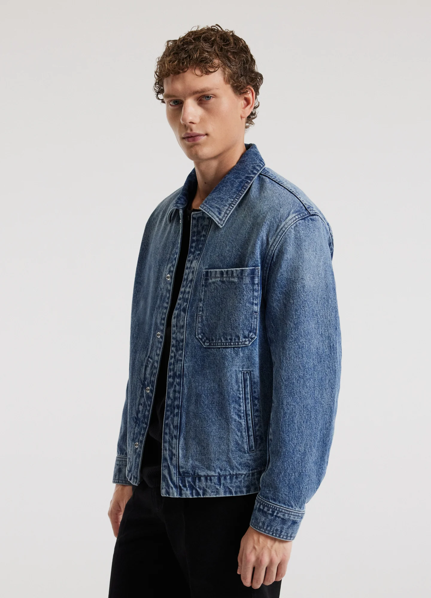 Denim Jacket Indigo - Image 3