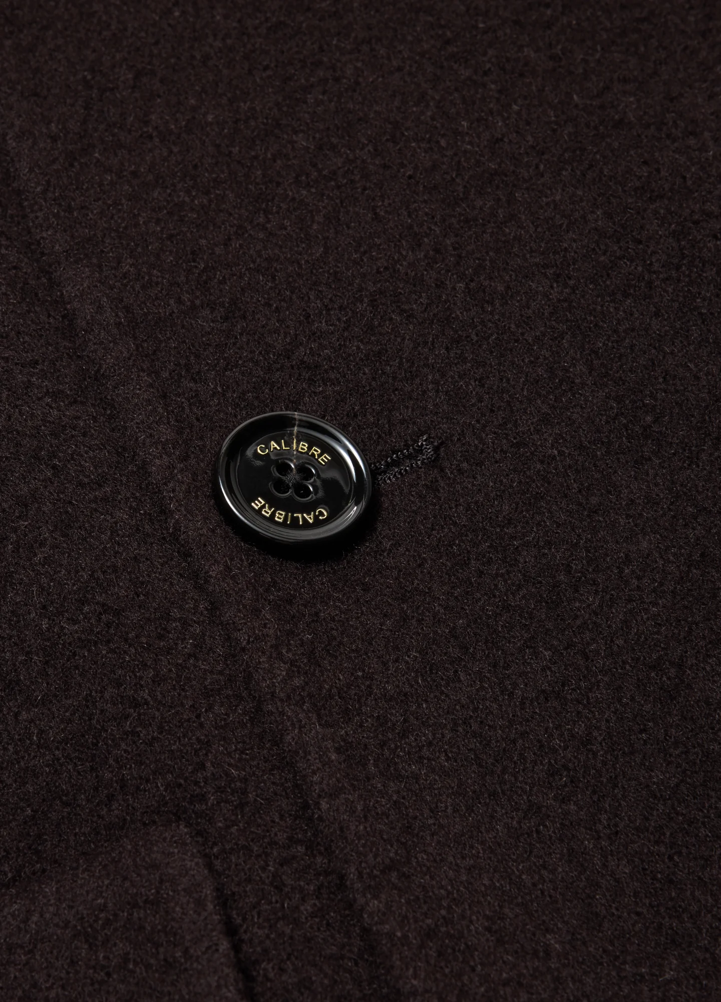 Double Breasted Wool Cashmere Coat Chocolate - Image 6