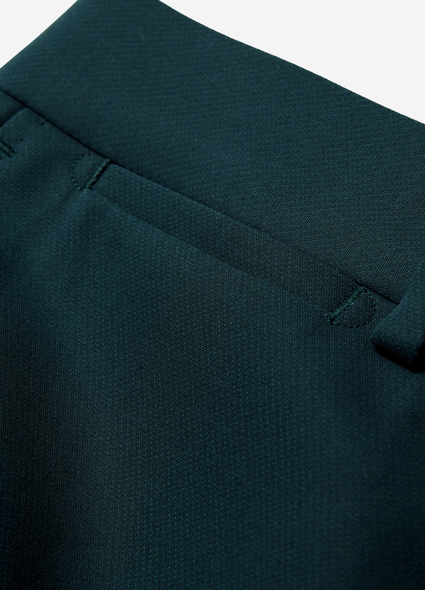 Double Crepe Suit Pants Hunter Green - Image 6