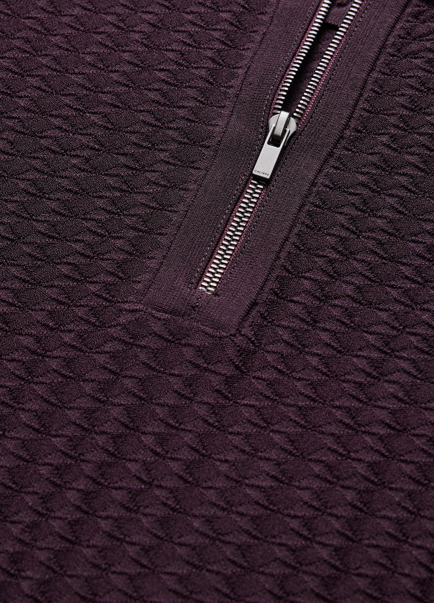 Double Stripe Polo Aubergine - Image 6