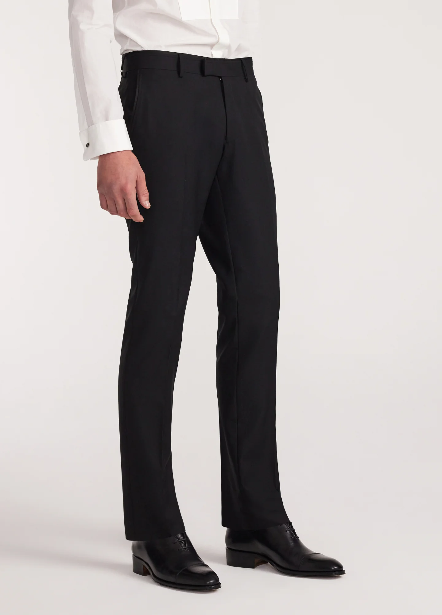 Extra-Slim Wool Twill Pant Black - Image 3
