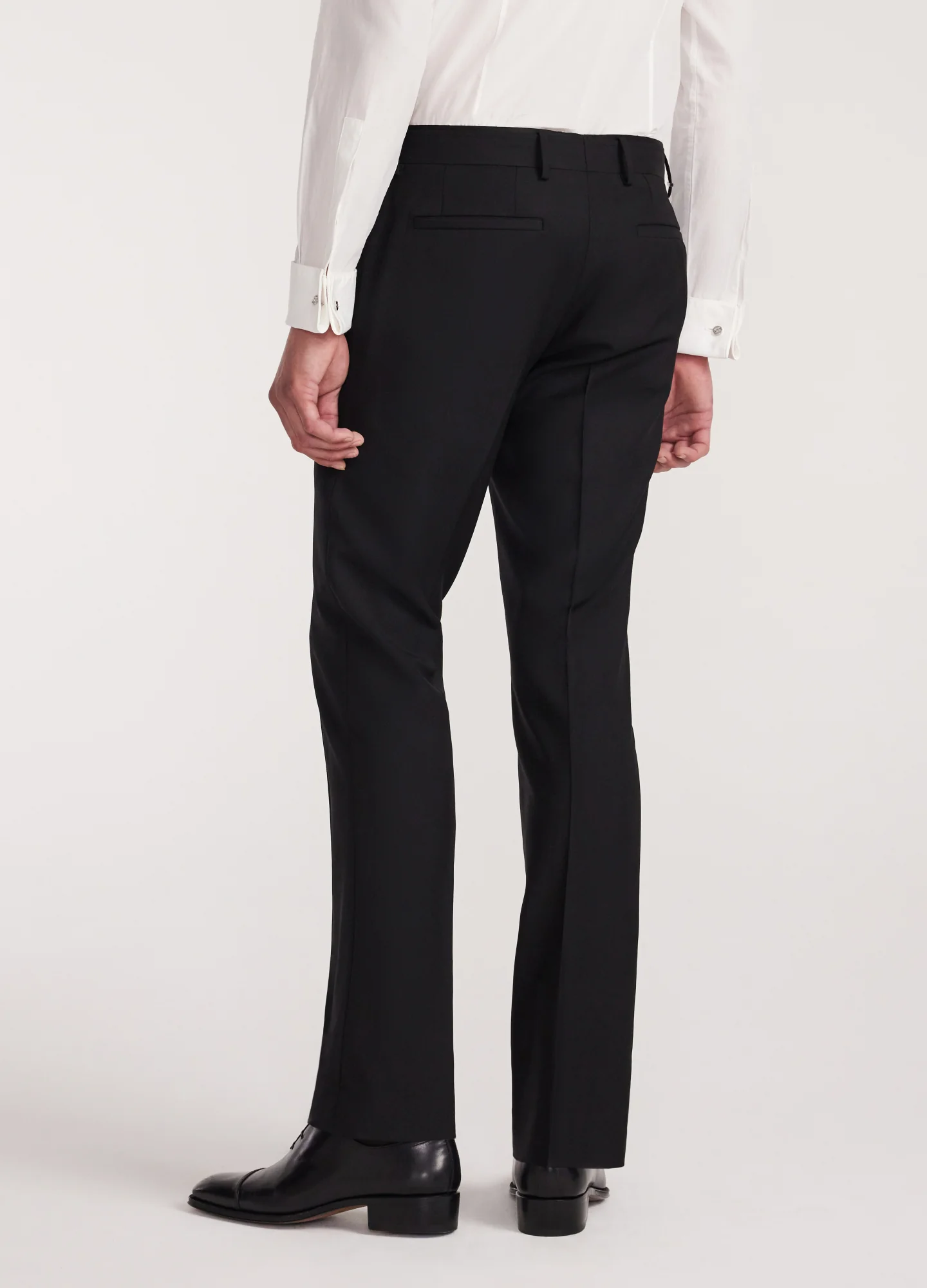 Extra-Slim Wool Twill Pant Black - Image 5