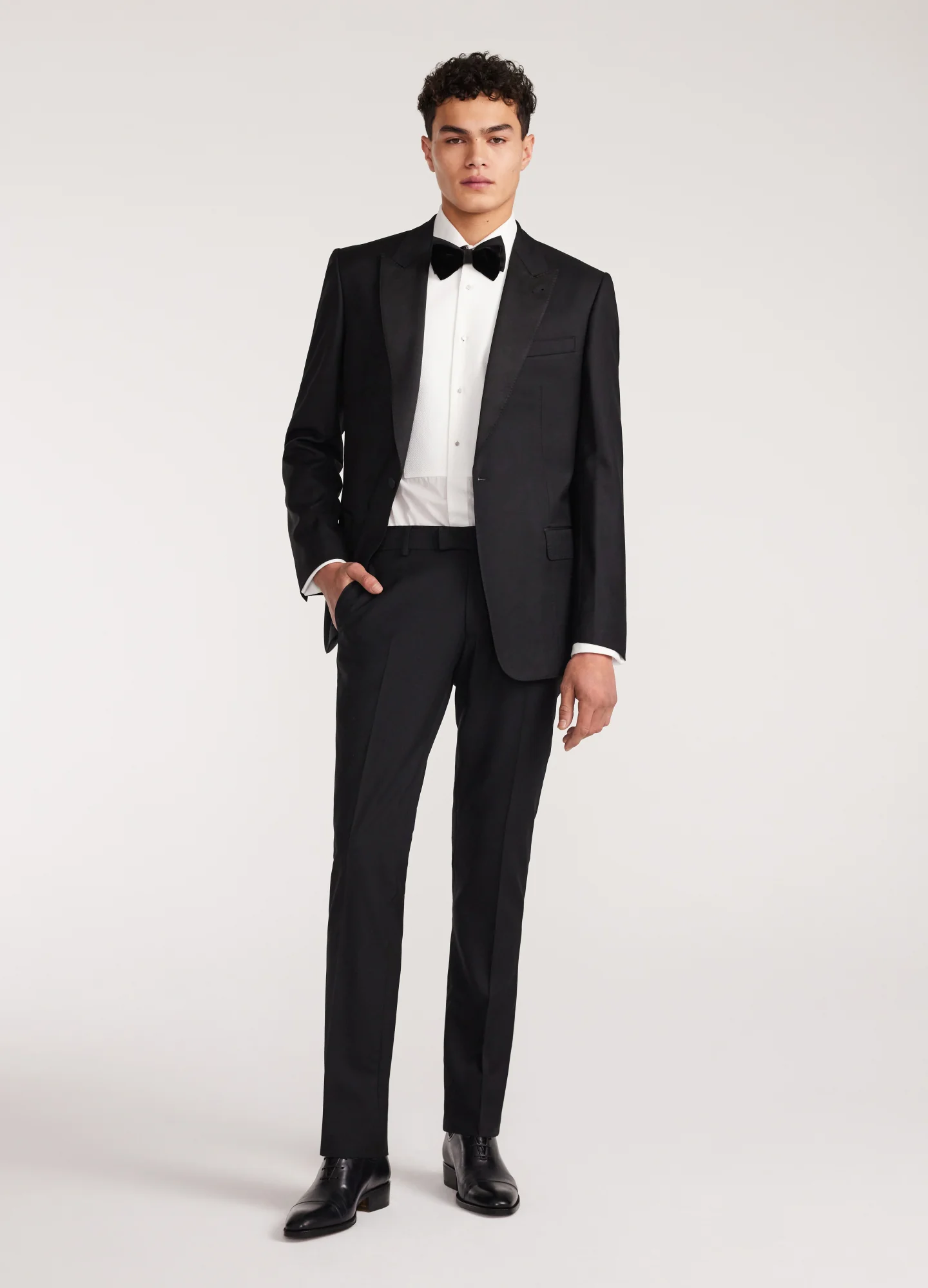 Extra-Slim Wool Twill Pant Black - Image 6
