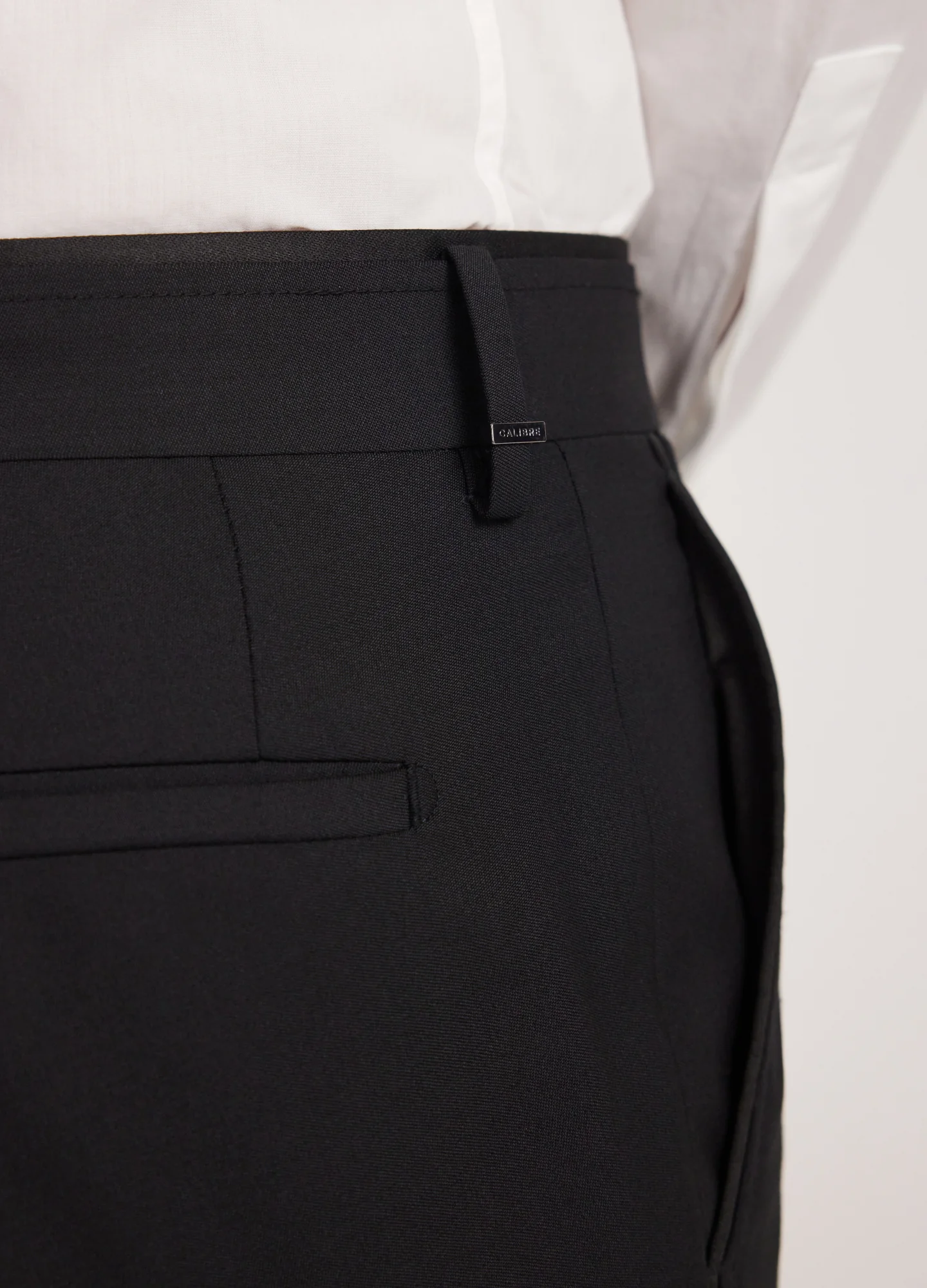 Extra-Slim Wool Twill Pant Black - Image 8