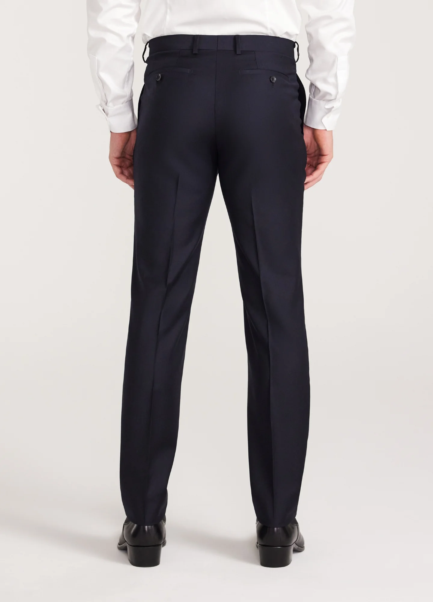 Extra Slim Wool Twill Pants Navy Dark - Image 5