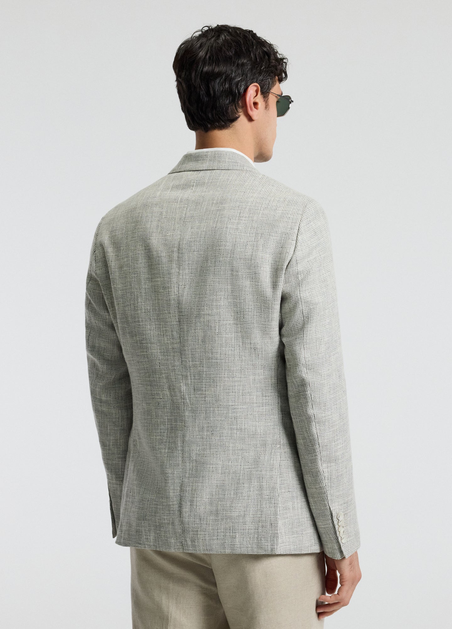 Flecked Blazer Silver - Image 4