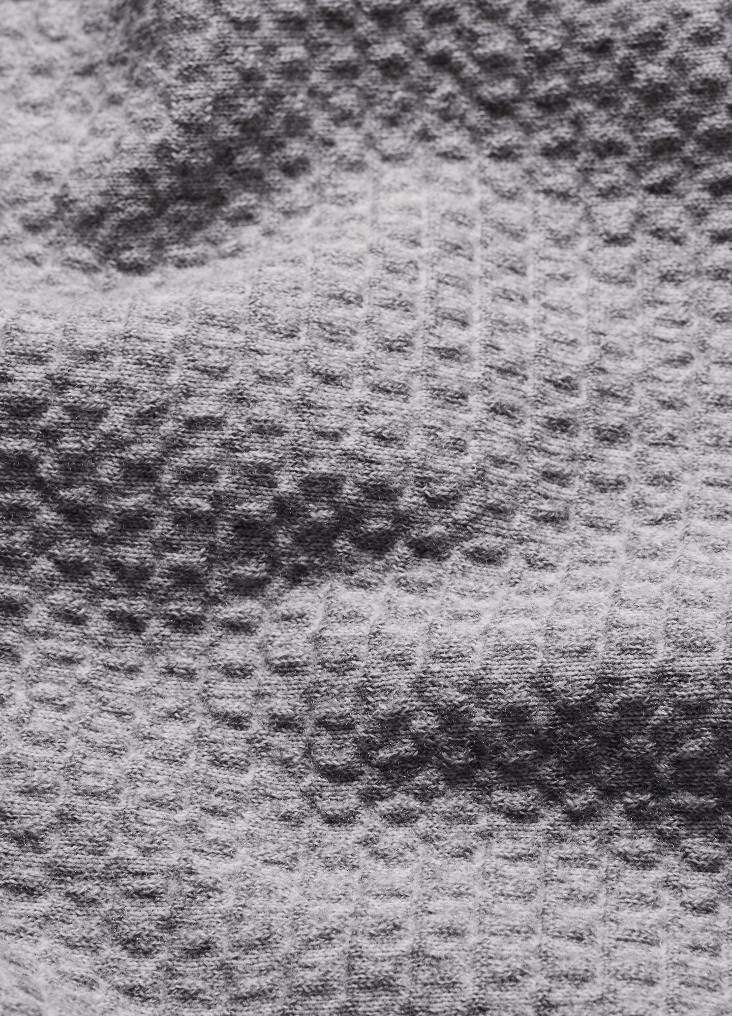 Geometric Jacquard Cardigan Grey - Image 7