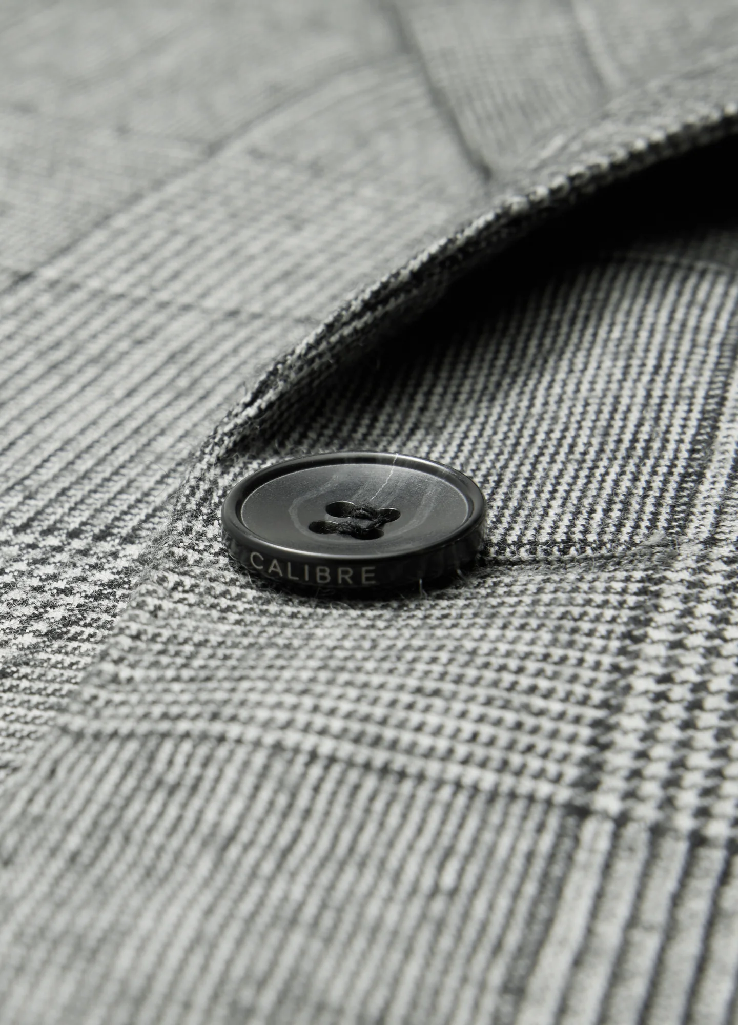 Glen Check Suit Jacket Grey - Image 7