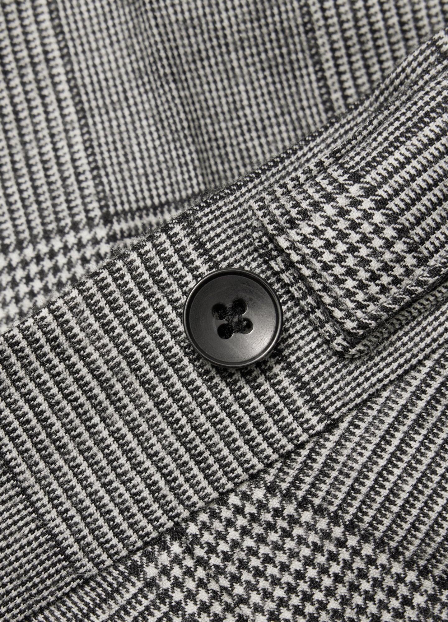 Glen Check Suit Pants Grey - Image 6