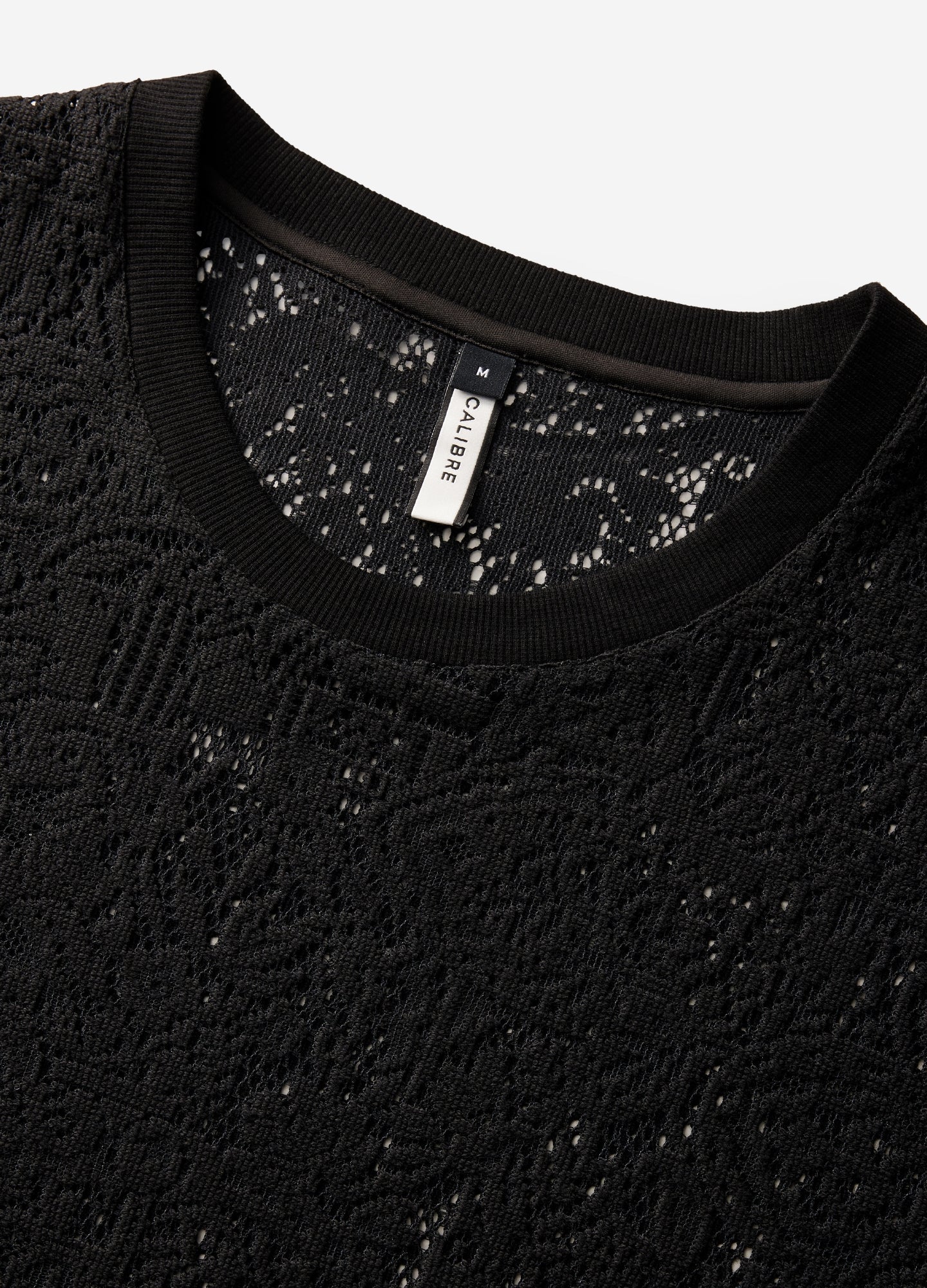Heavy Lace T-shirt Black - Image 6
