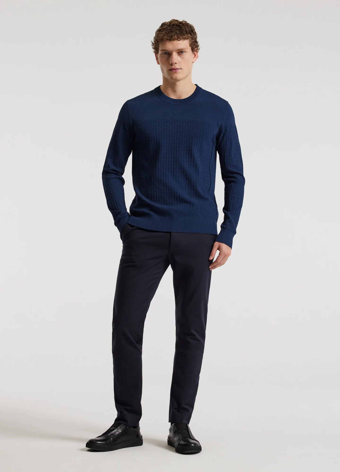 High Tech Crew Sweater Delft Blue - Image 2