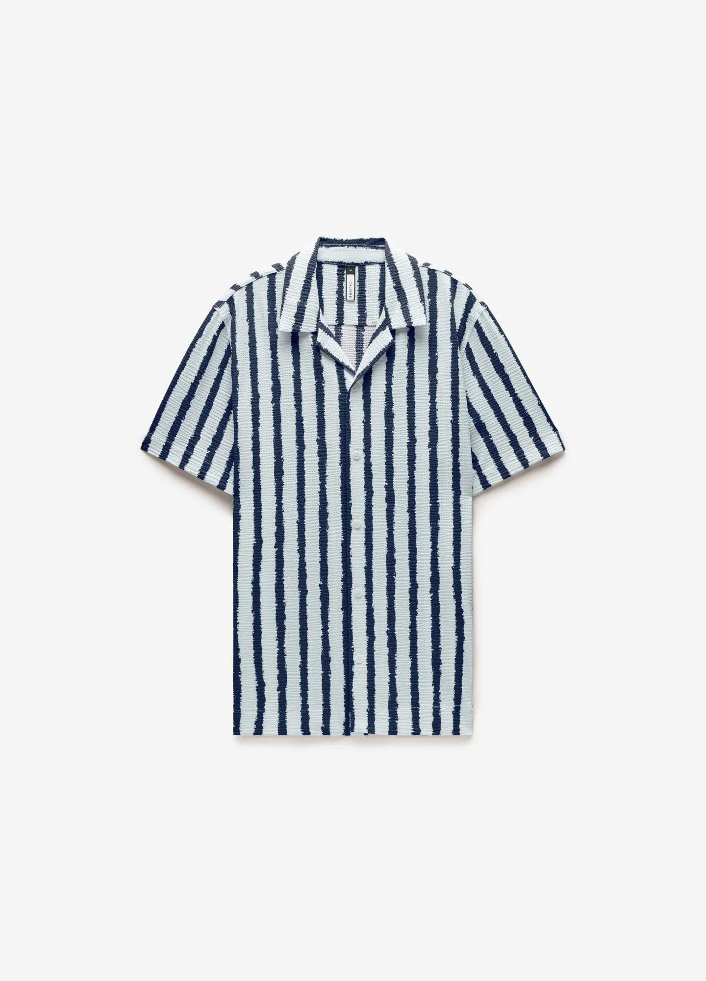 Ink Stripe Shirt White Navy
