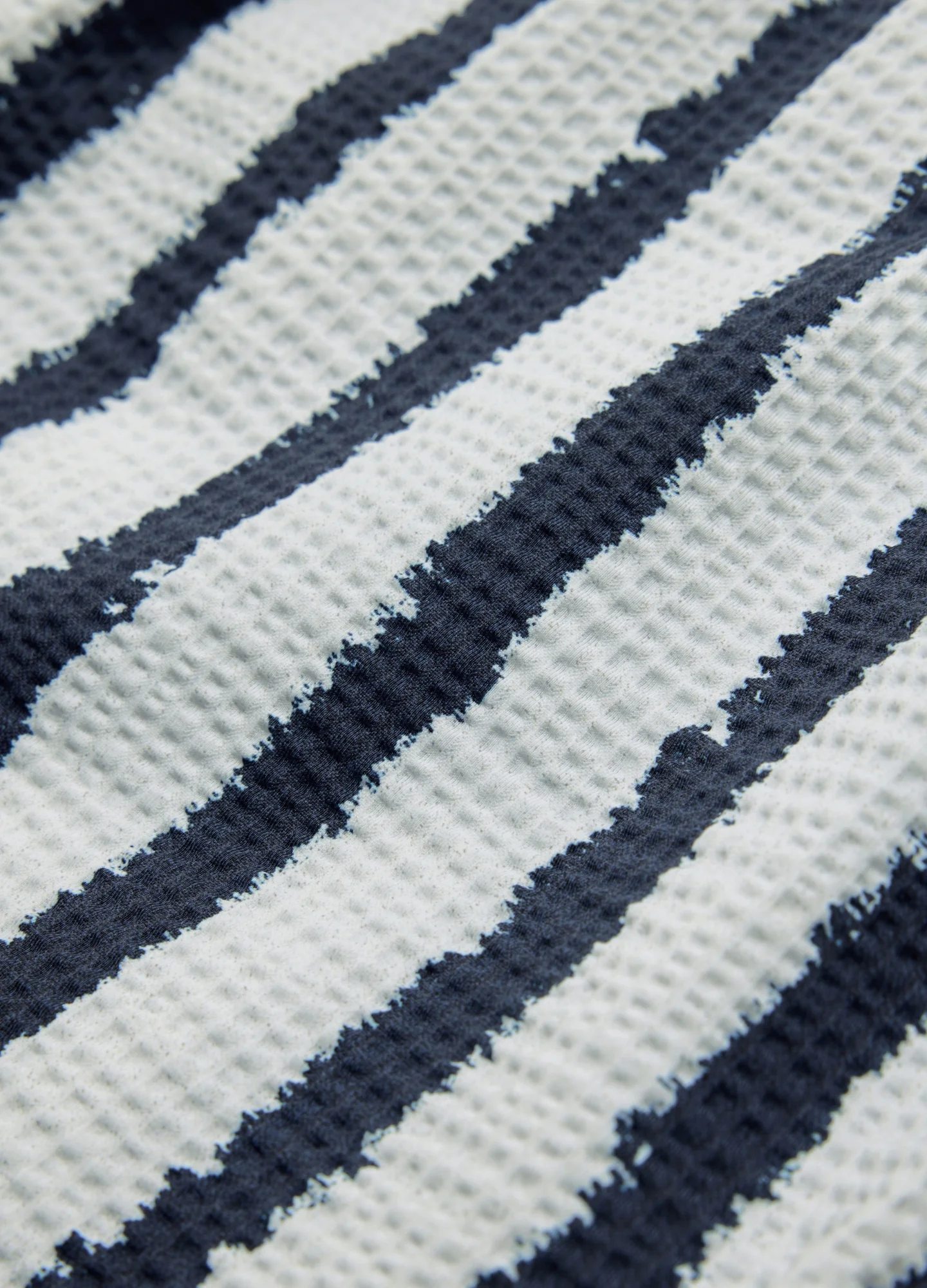 Ink Stripe Swim Short White Navy - Image 6