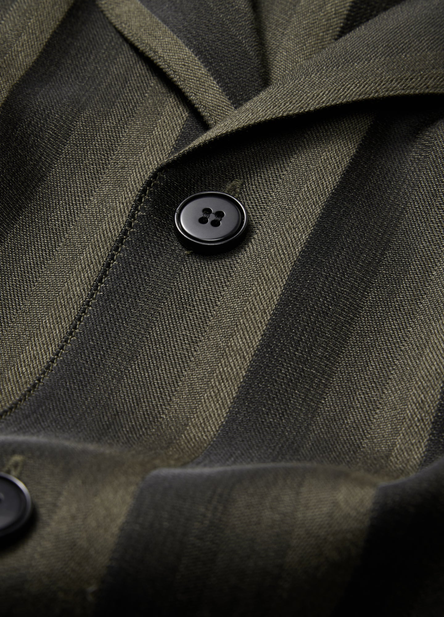 Jacquard Stripe Shirt Khaki - Image 6
