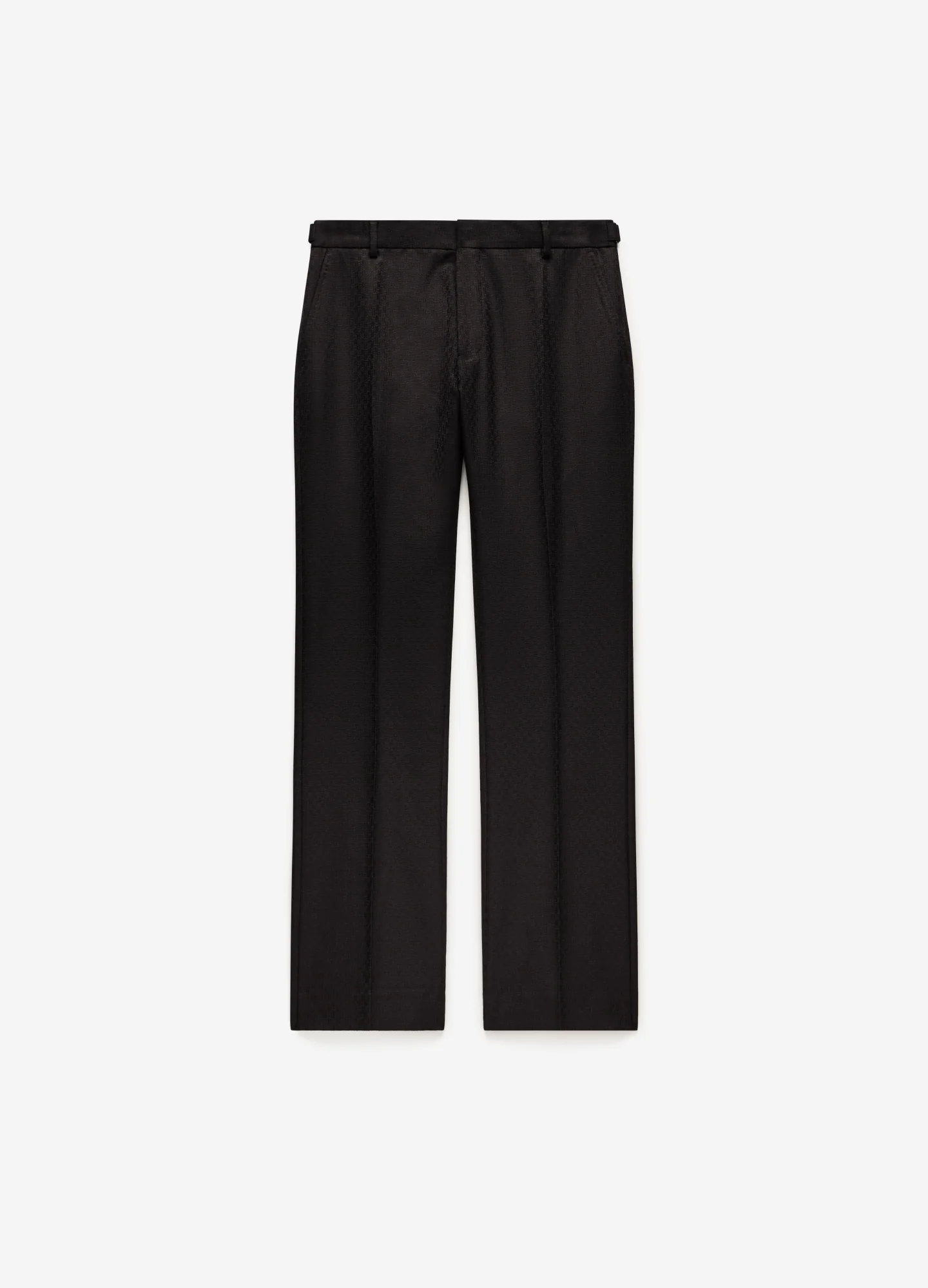 Jacquard Wool Suit Pants Chocolate