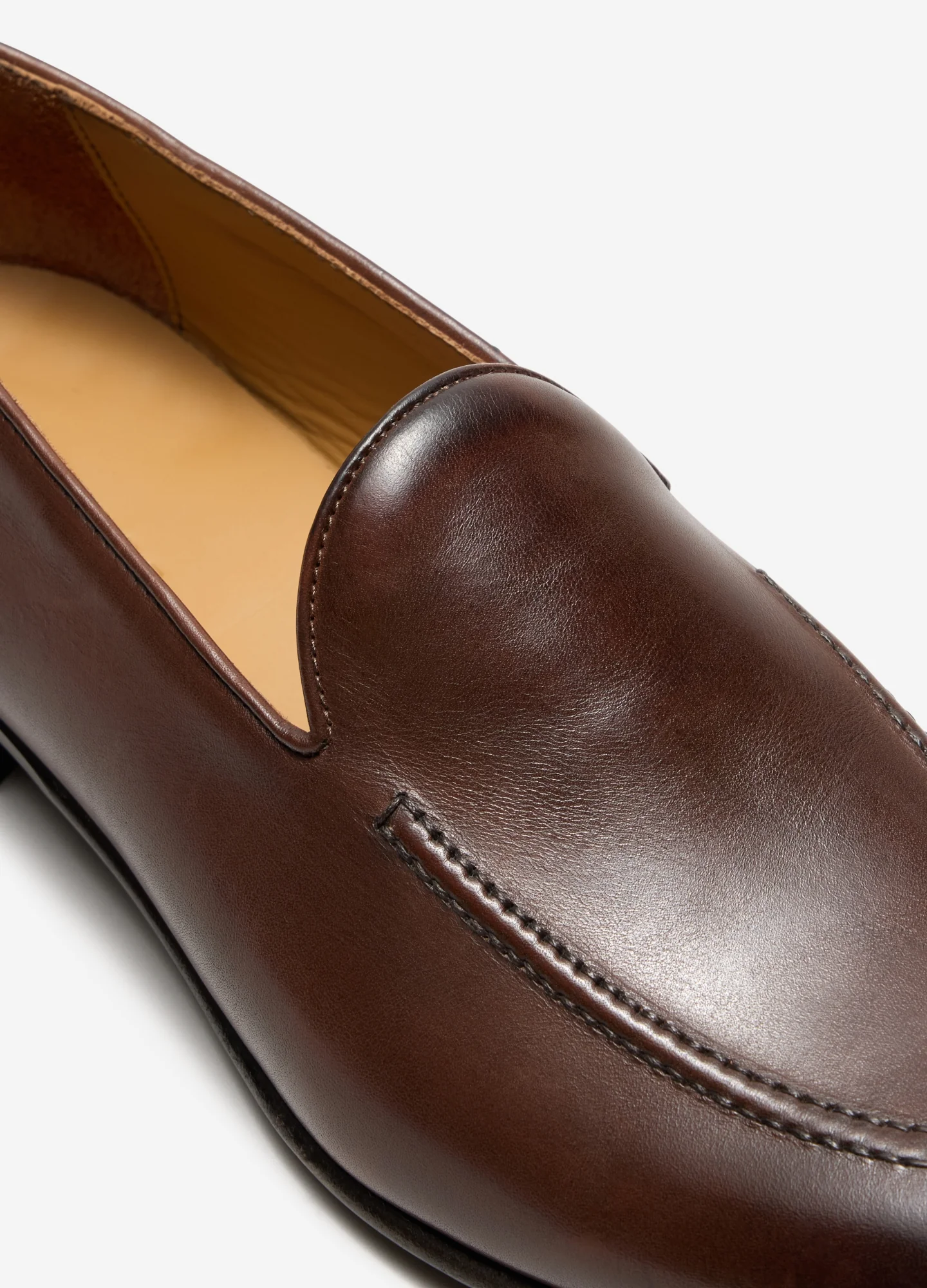 Leather Loafer Tan Dark - Image 4