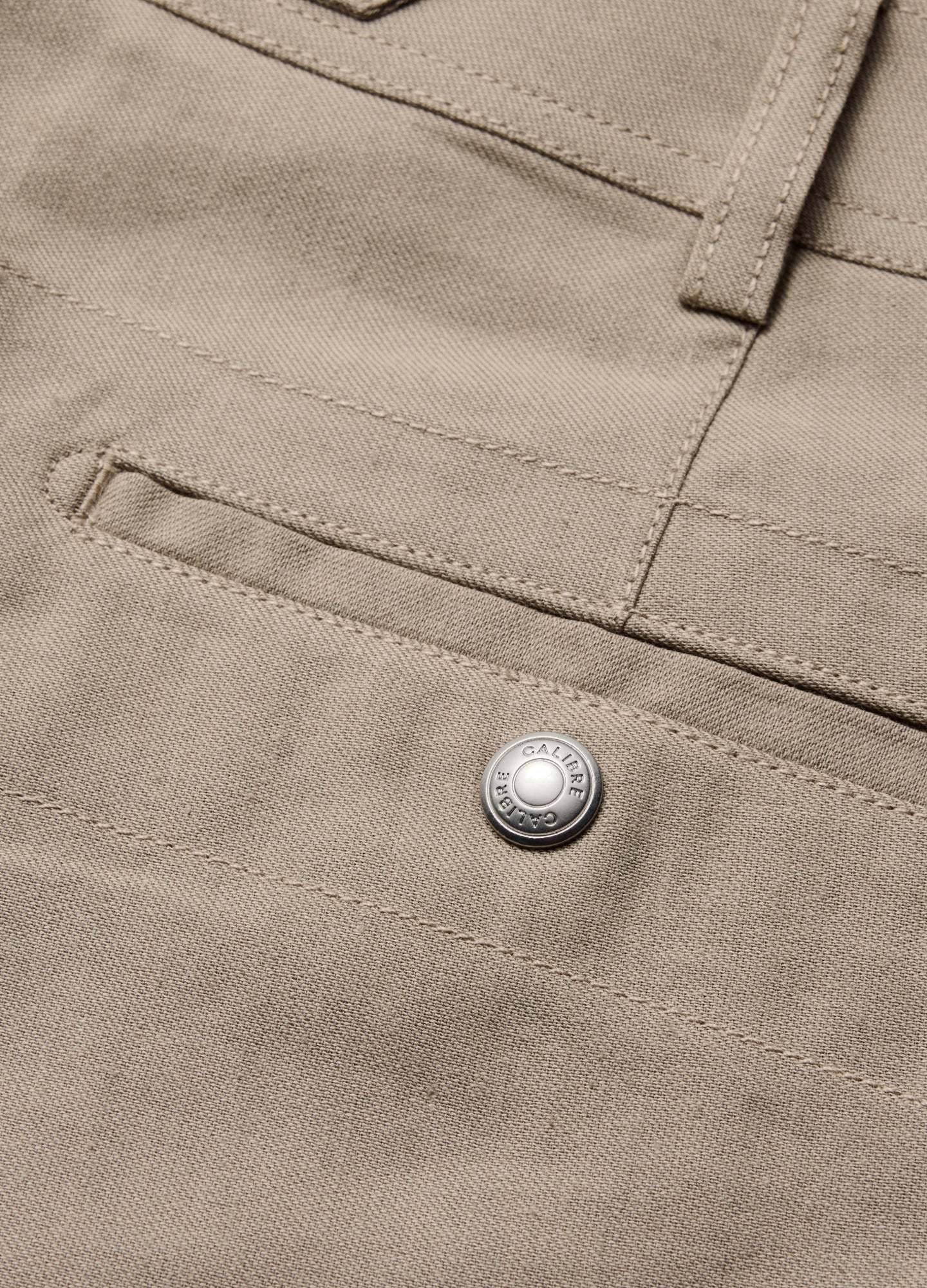 Linen Cotton Crepe Shorts Walnut - Image 6