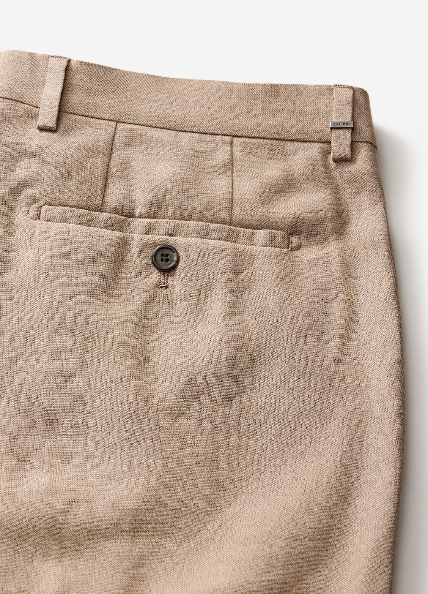 Linen Cotton Crepe Suit Pants Walnut - Image 6