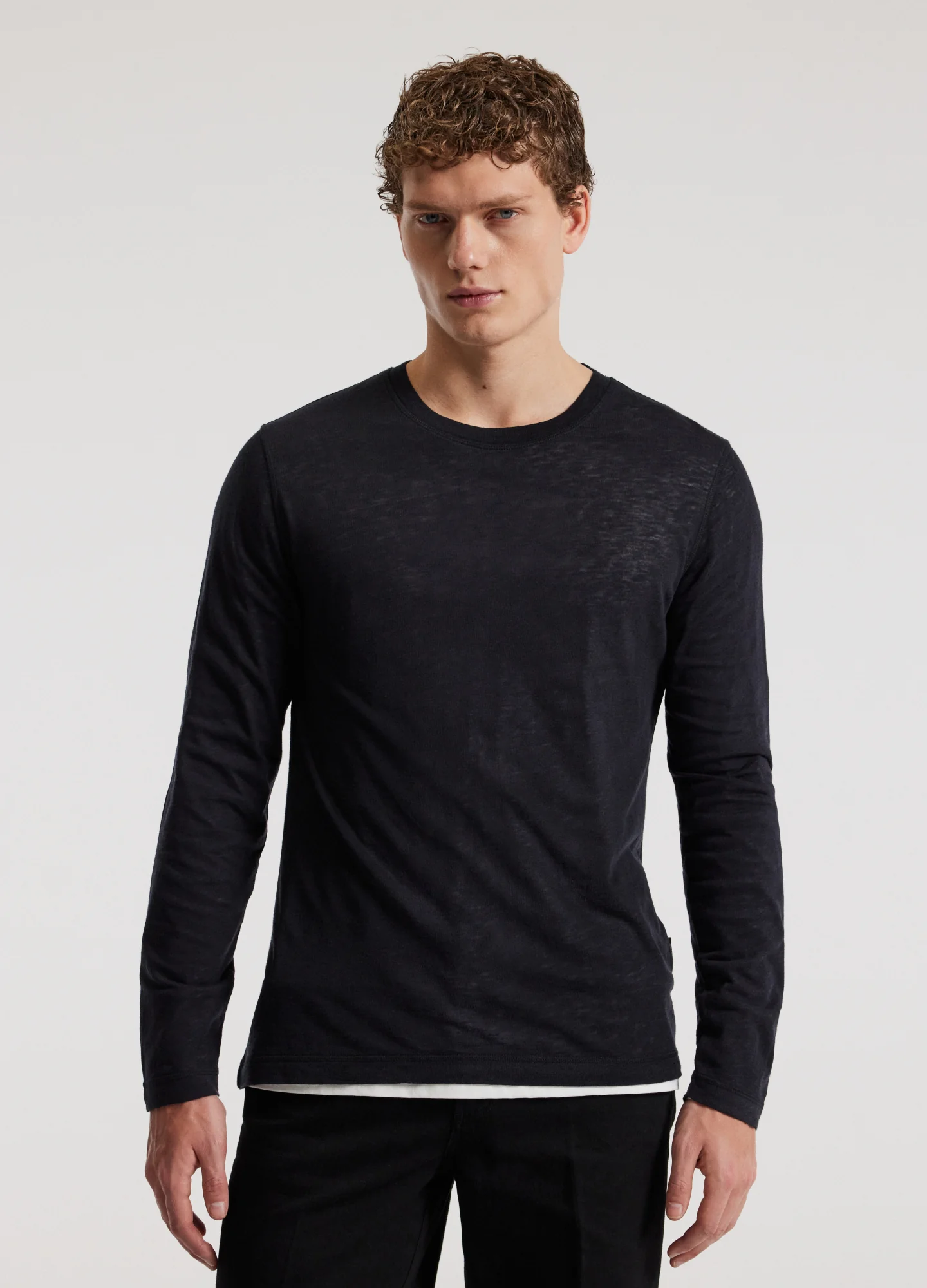 Long Sleeve Double Layer T-shirt Ink - Image 3