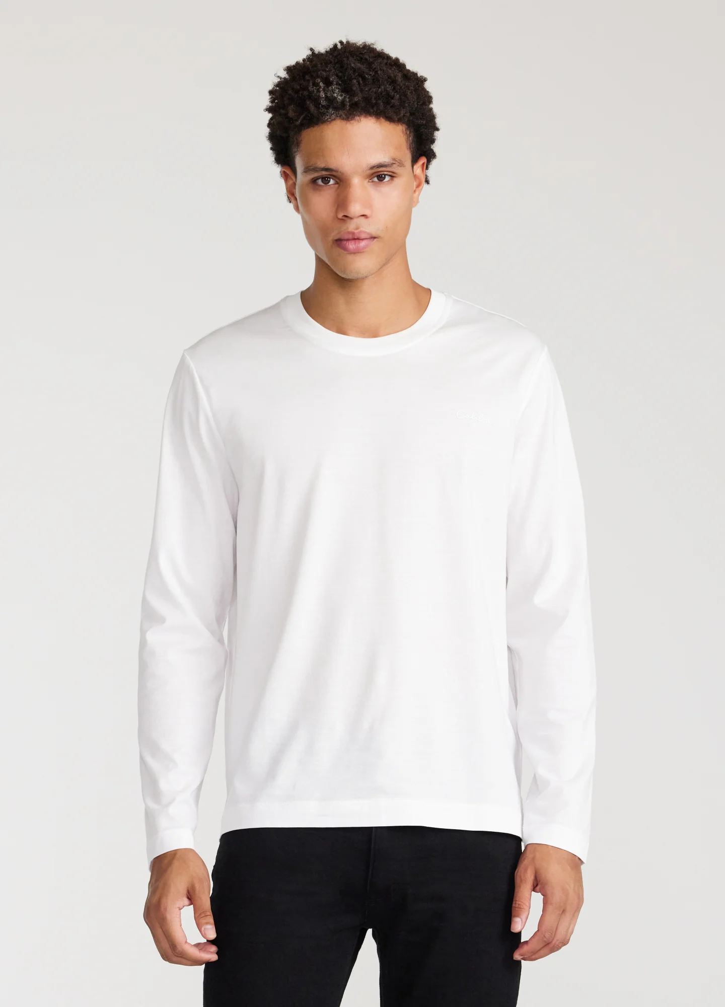 Long Sleeve Jersey Crew White - Image 3