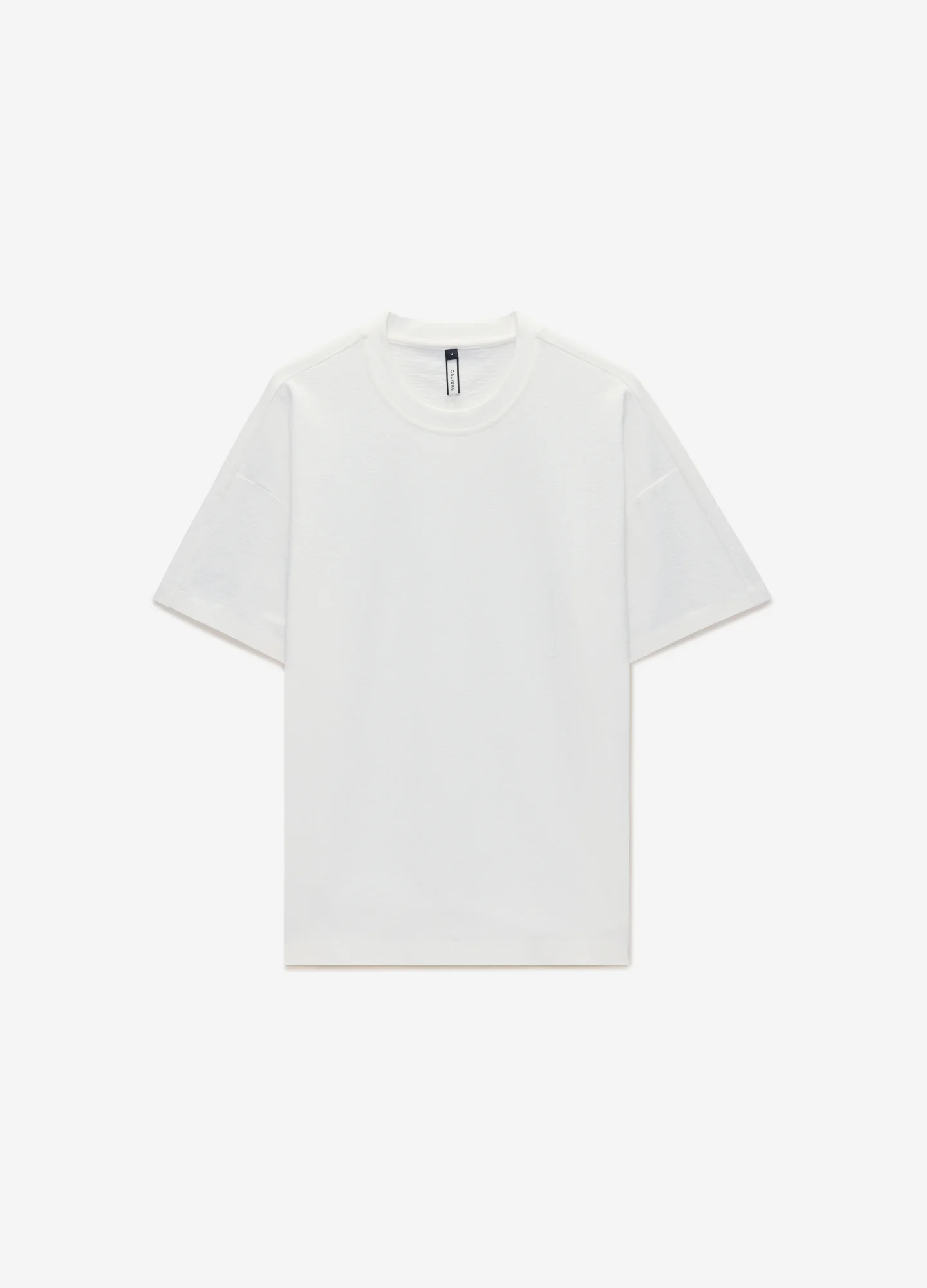 Loose Fit Crepe T-shirt White