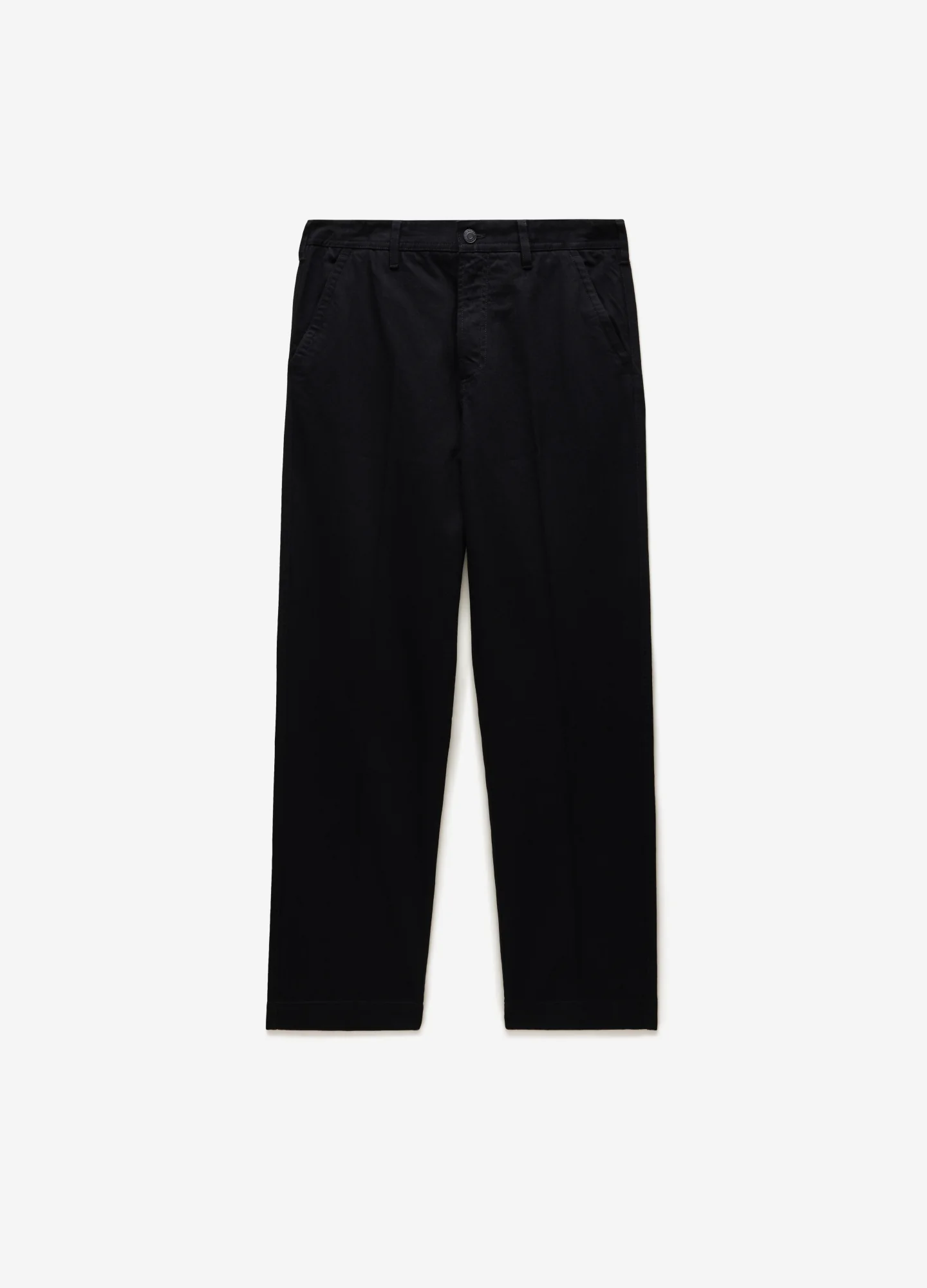 Loose Fit Denim Pants Black