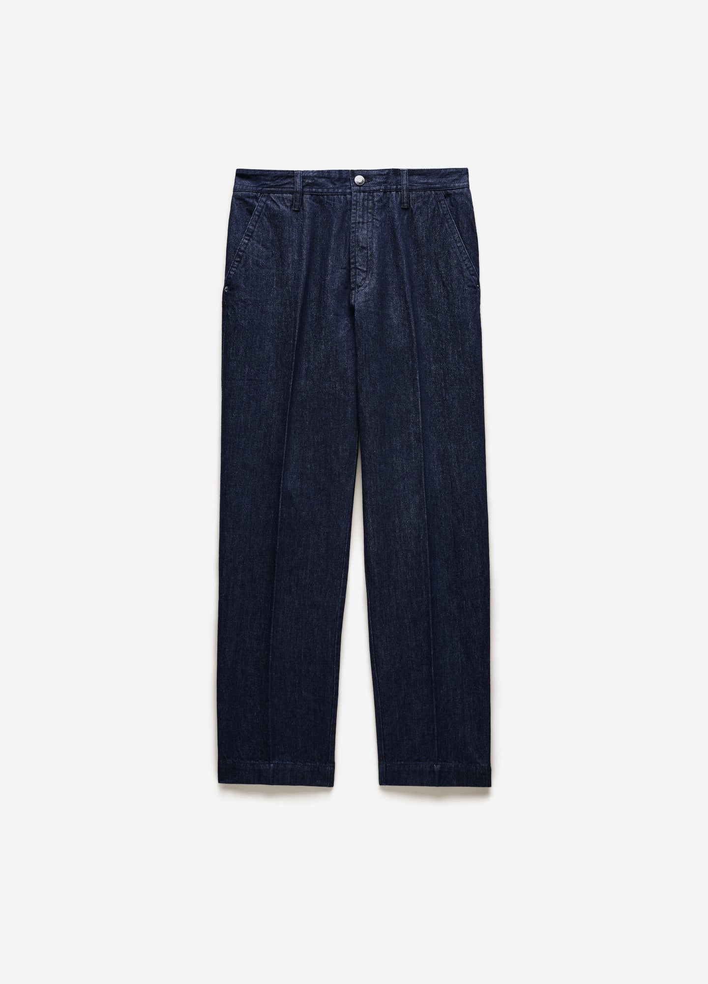 Loose Fit Denim Pants Navy