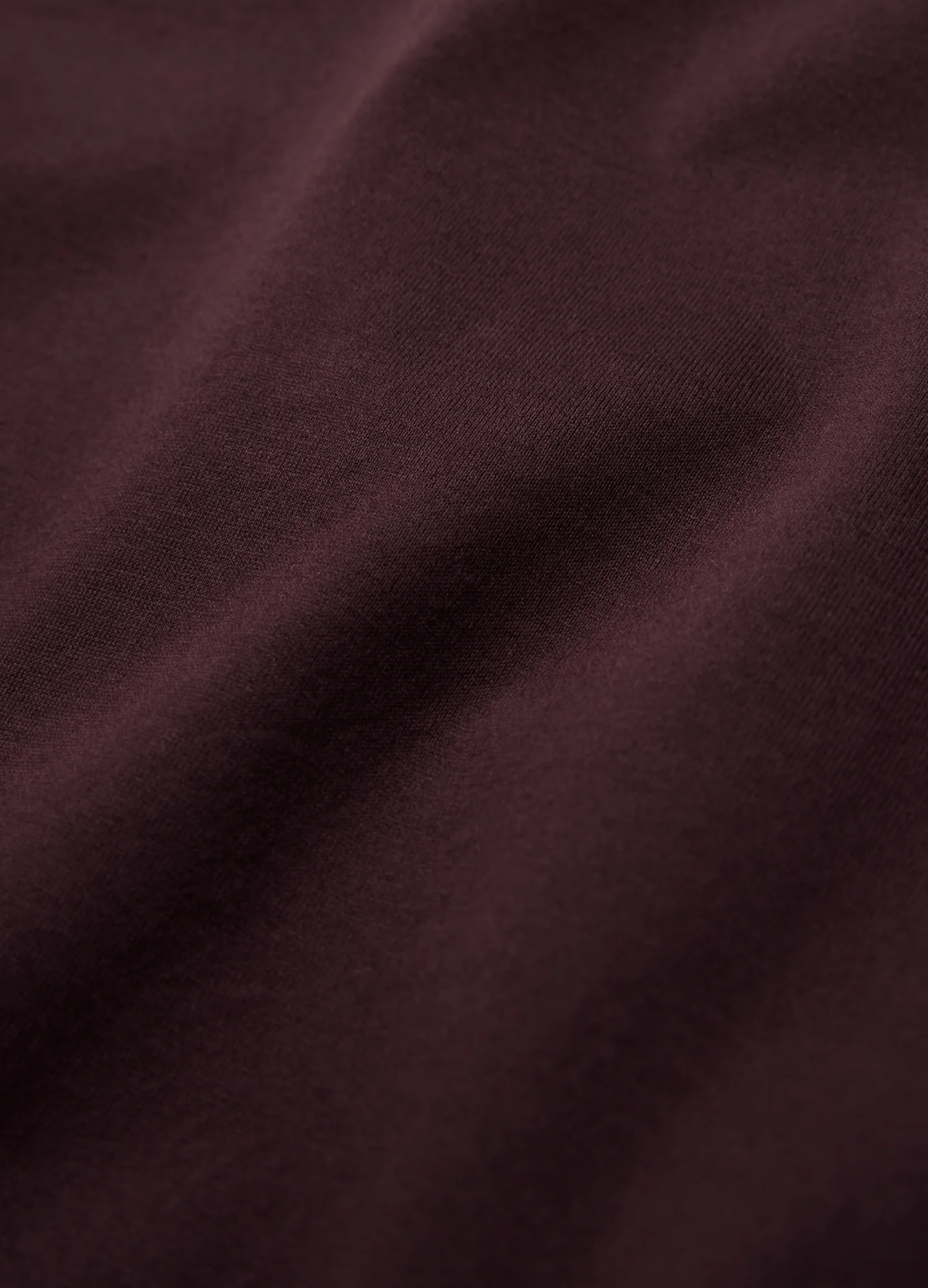 Mercerised Crew Neck T-shirt Cherry Red - Image 6