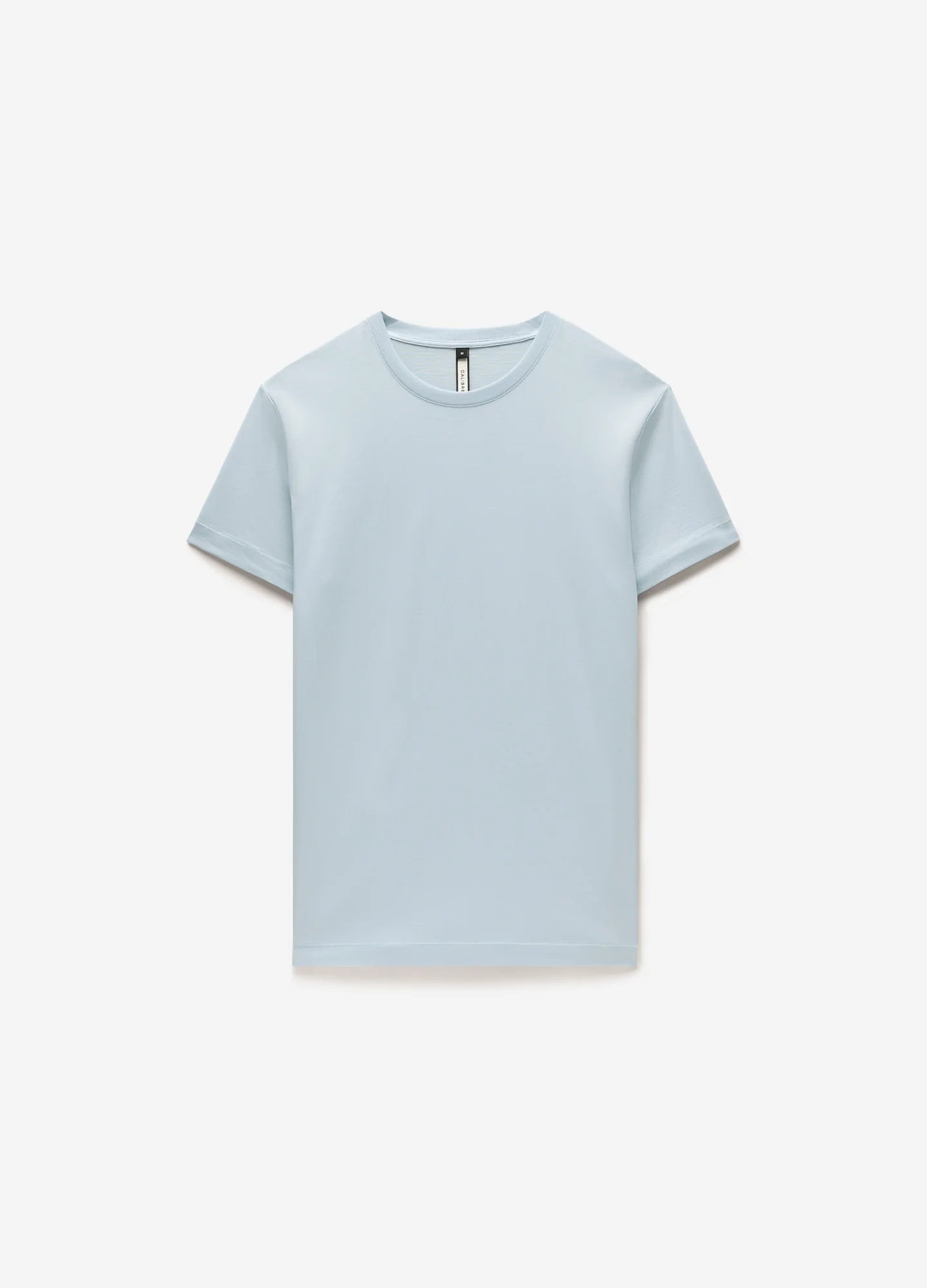 Mercerised Crew T-shirt Pale Blue