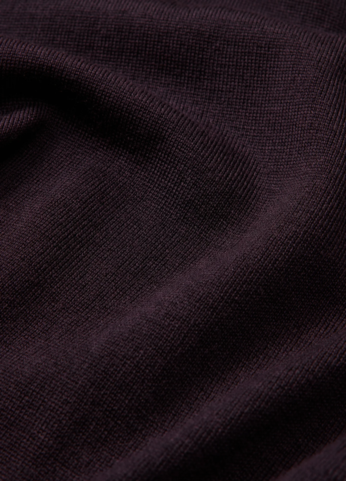 Merino Wool Polo Currant - Image 6