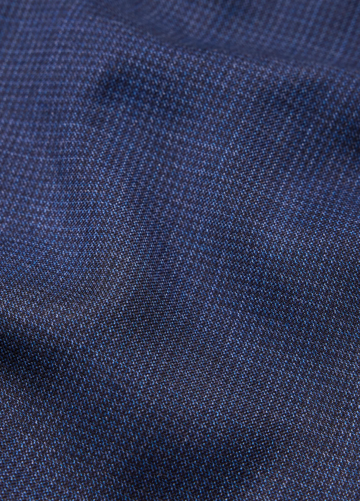 Micro Check Wool Suit Pants Royal Blue - Image 6
