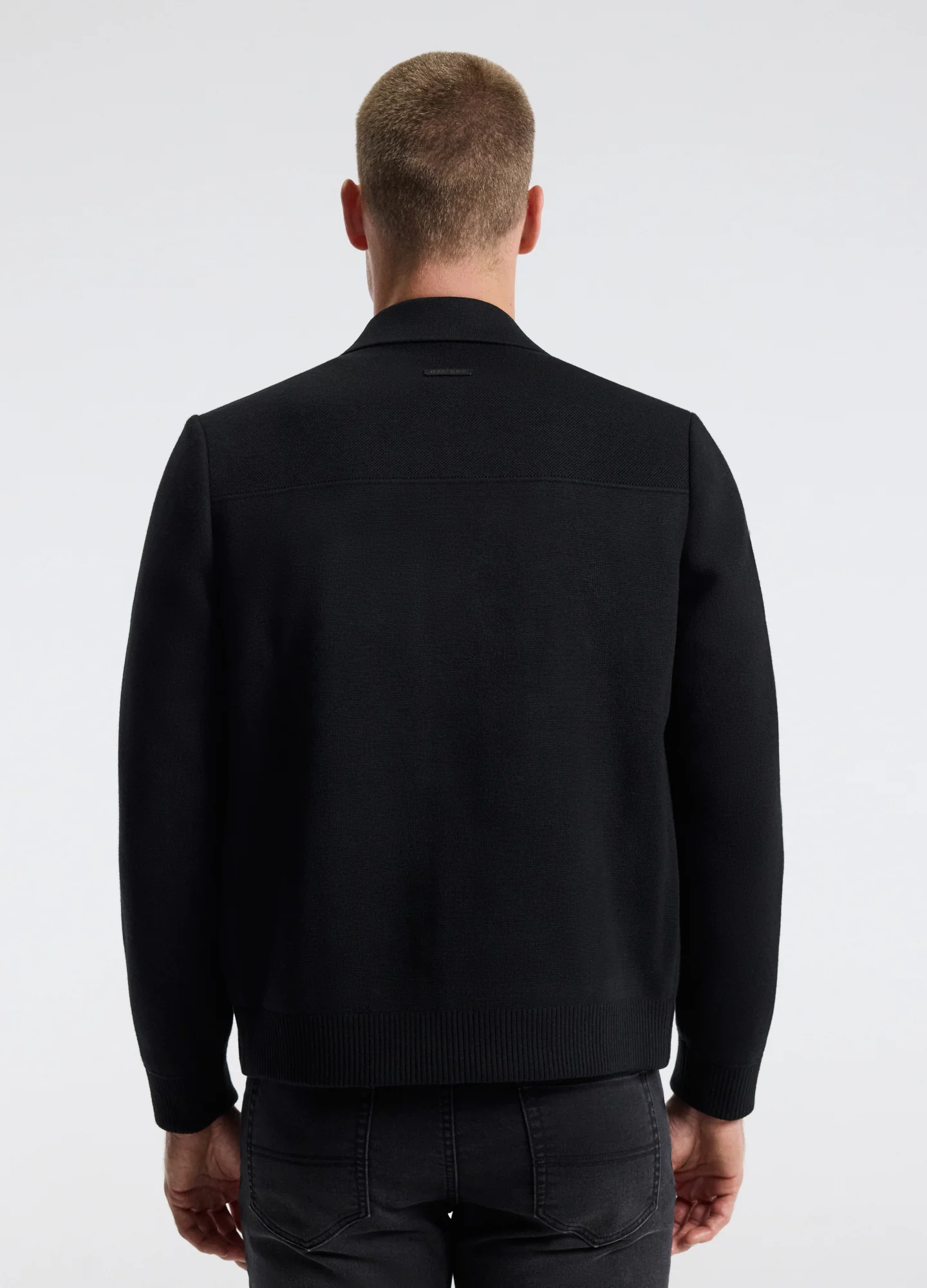 Milano Knit Jacket Black - Image 5