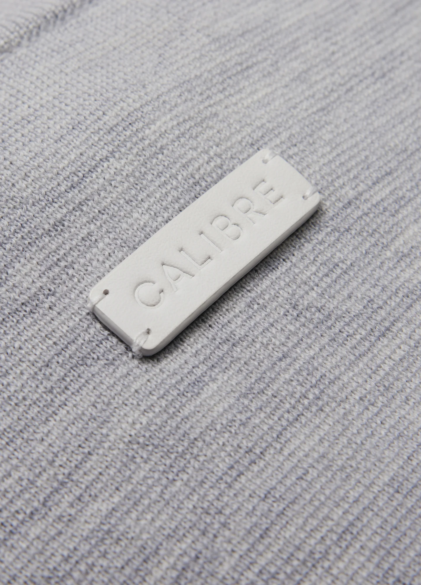 Mock Neck Merino Sweater Silver Marle - Image 6