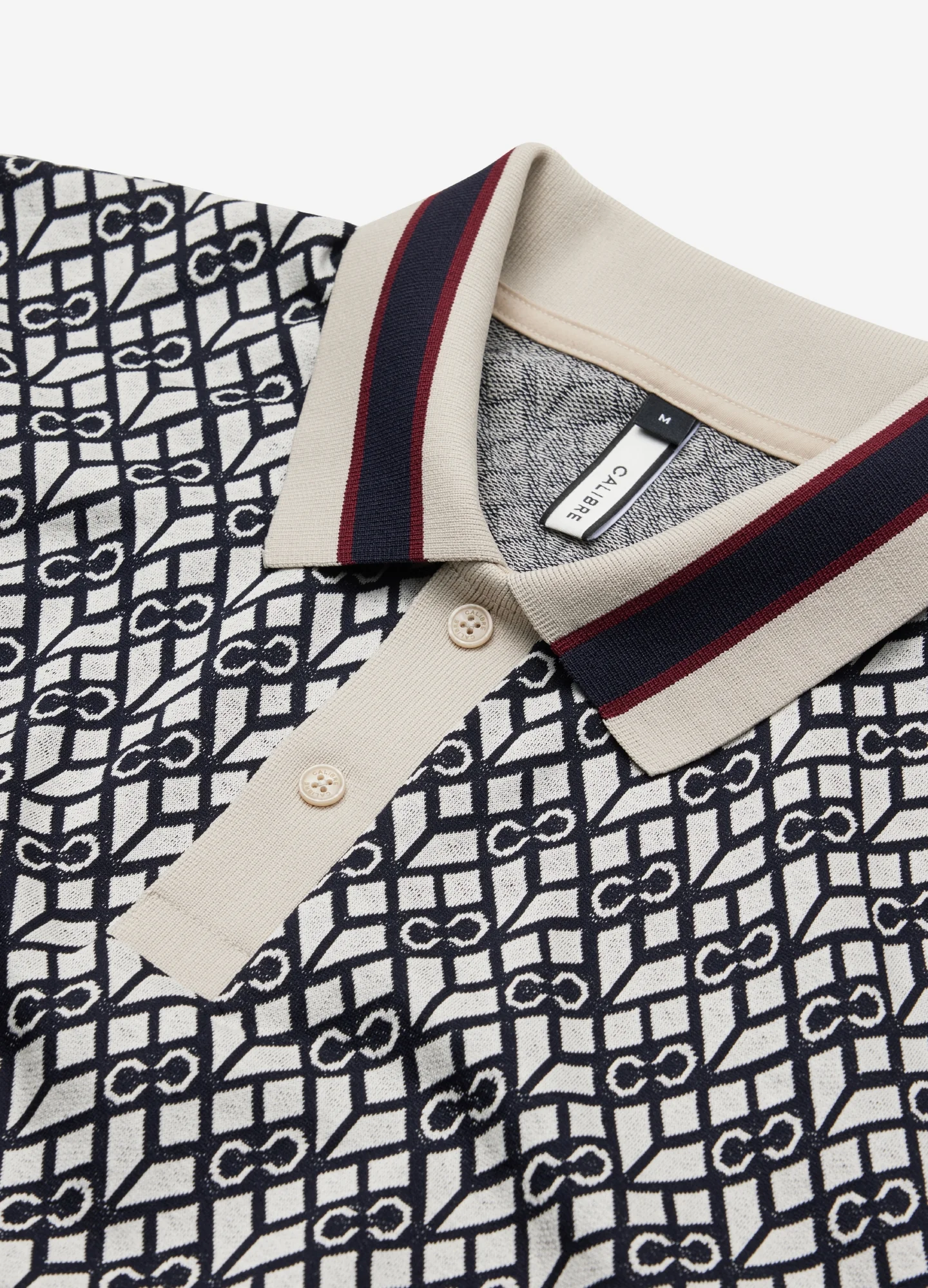 Monogram Jacquard Polo Navy - Image 6