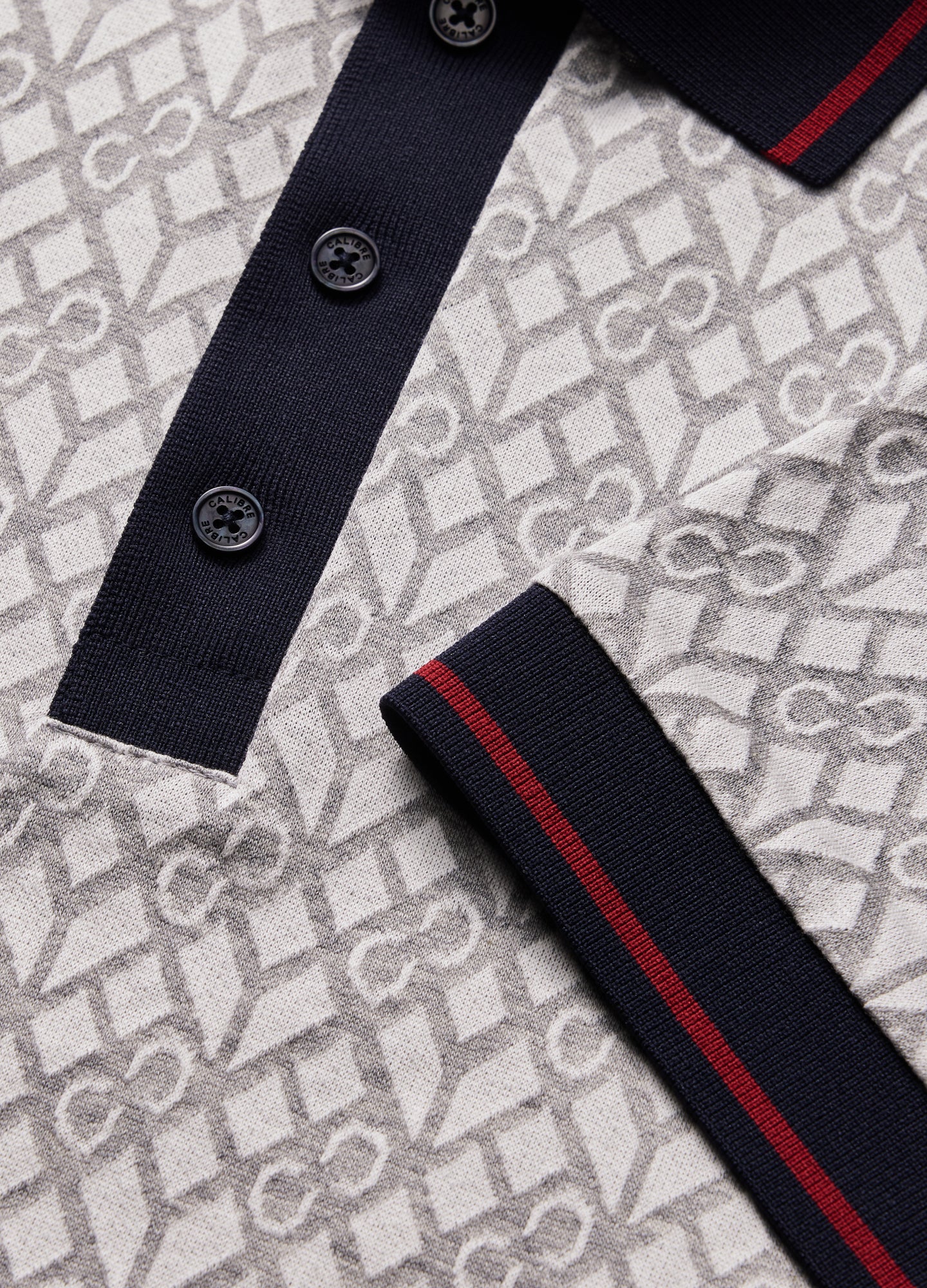 Monogram Jacquard Polo Silver - Image 6